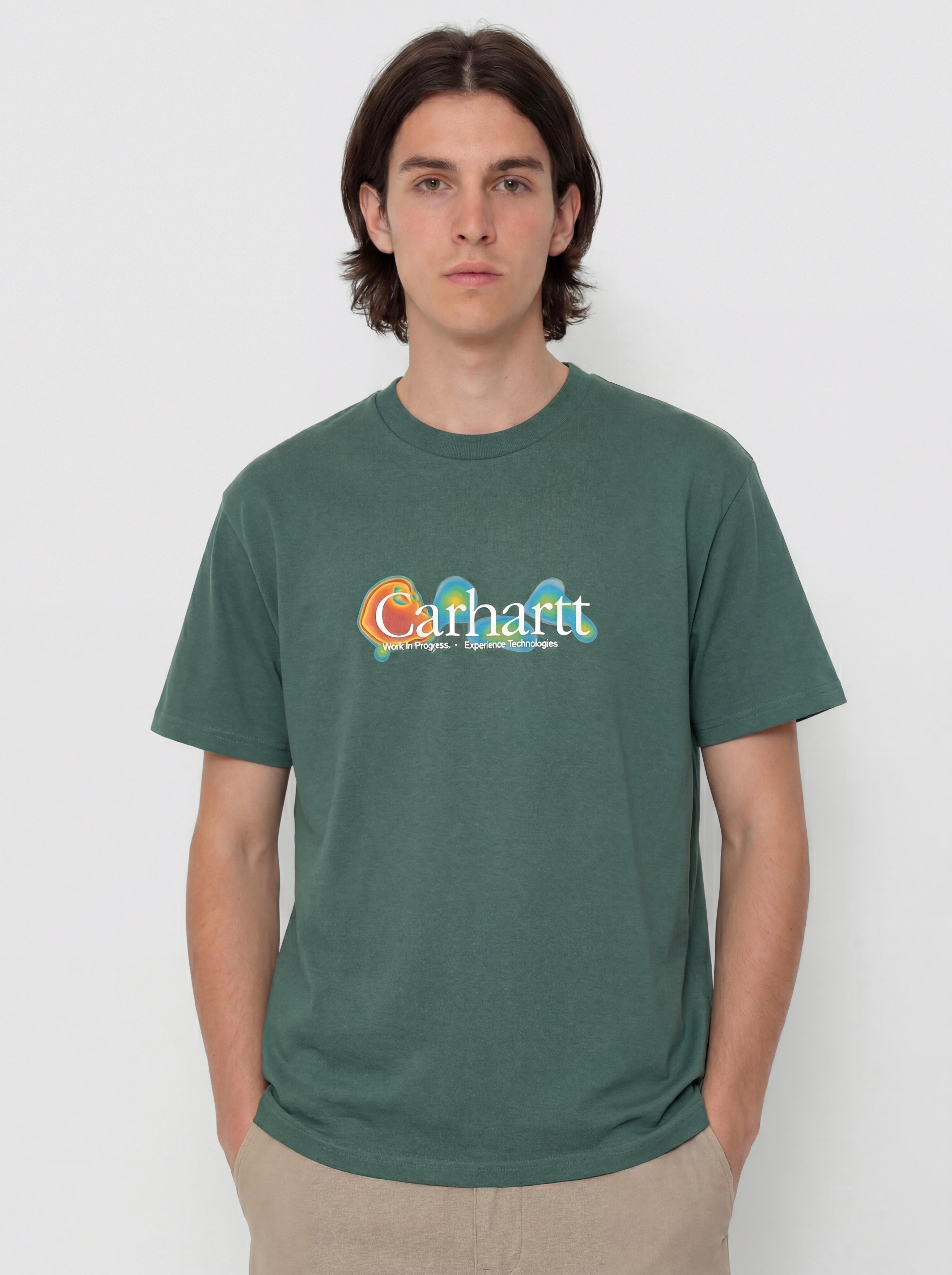Carhartt WIP Experiential Póló (silver pine)
