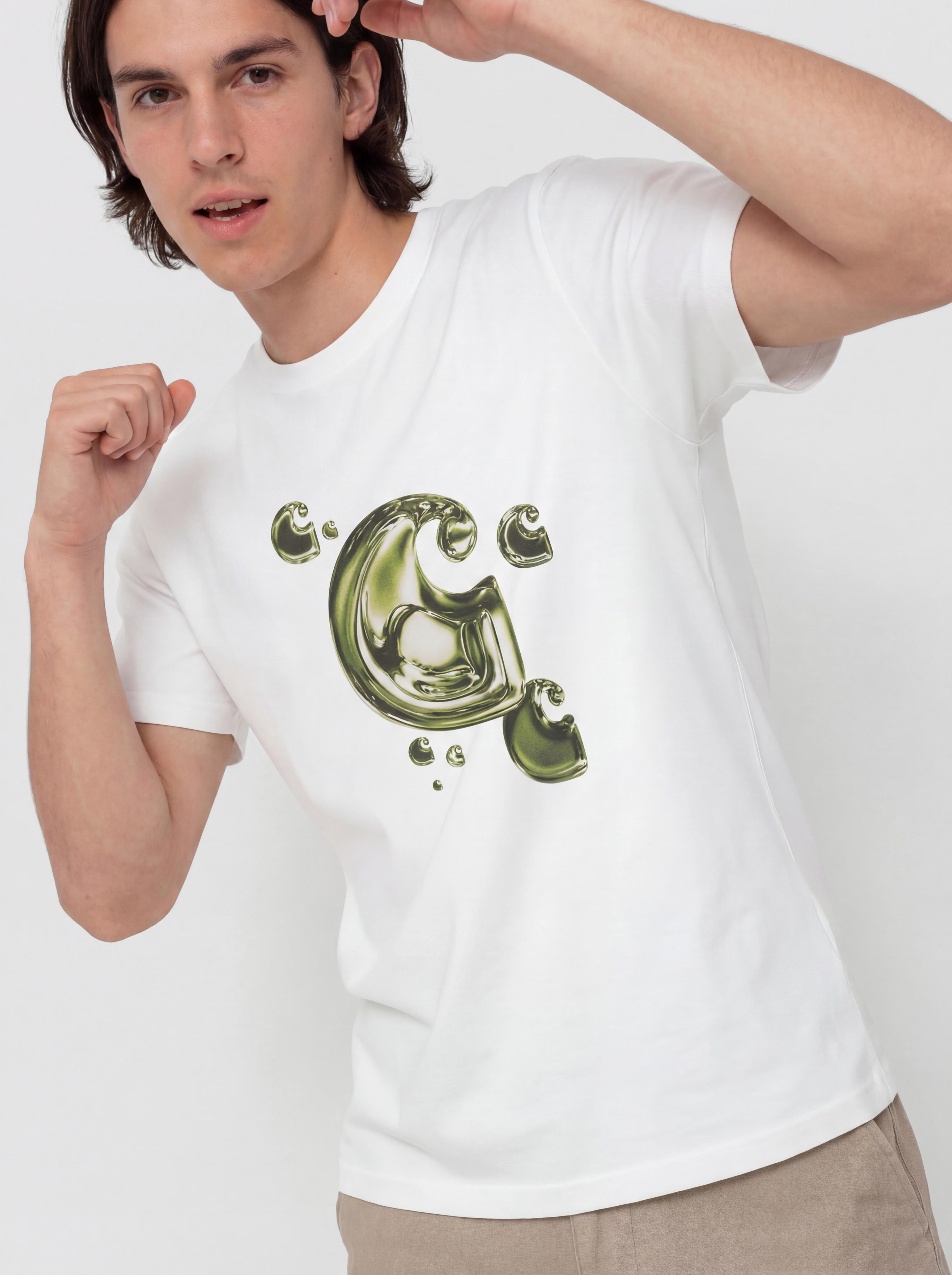 Carhartt WIP Solar Chrome C-Logo Póló (white)