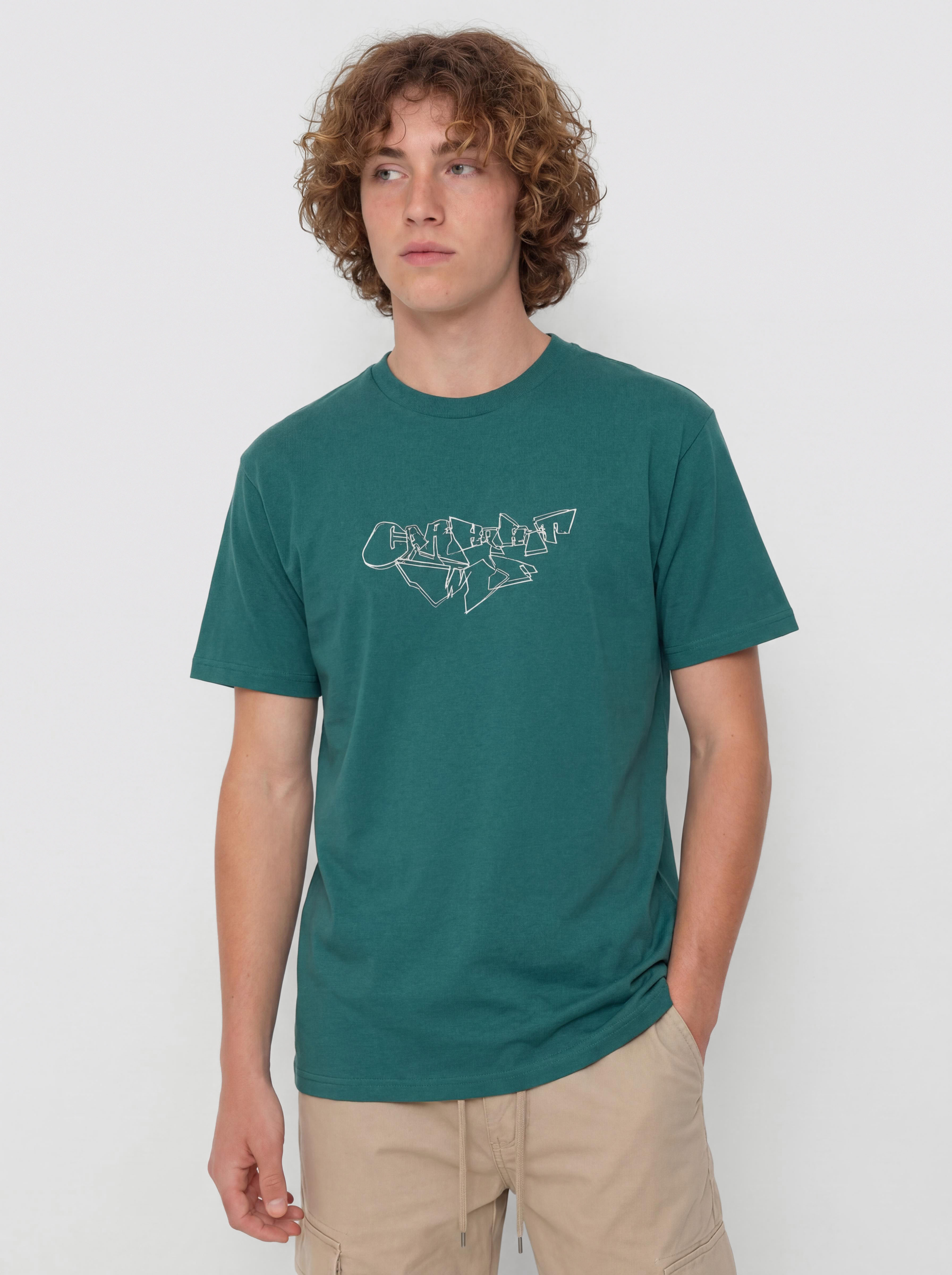 Carhartt WIP Screwed Up Script Póló (rainforest)