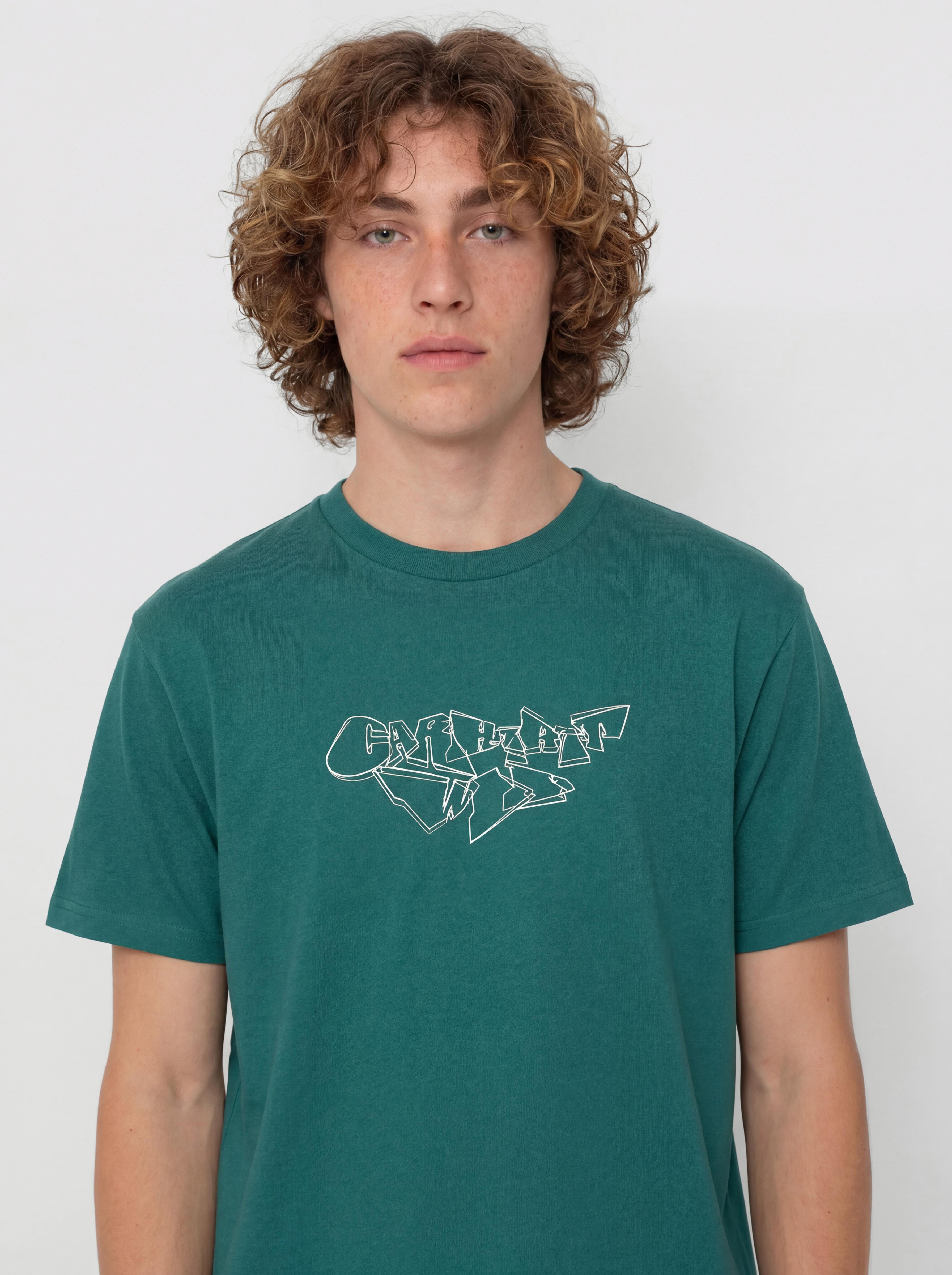 Carhartt WIP Screwed Up Script Póló (rainforest)