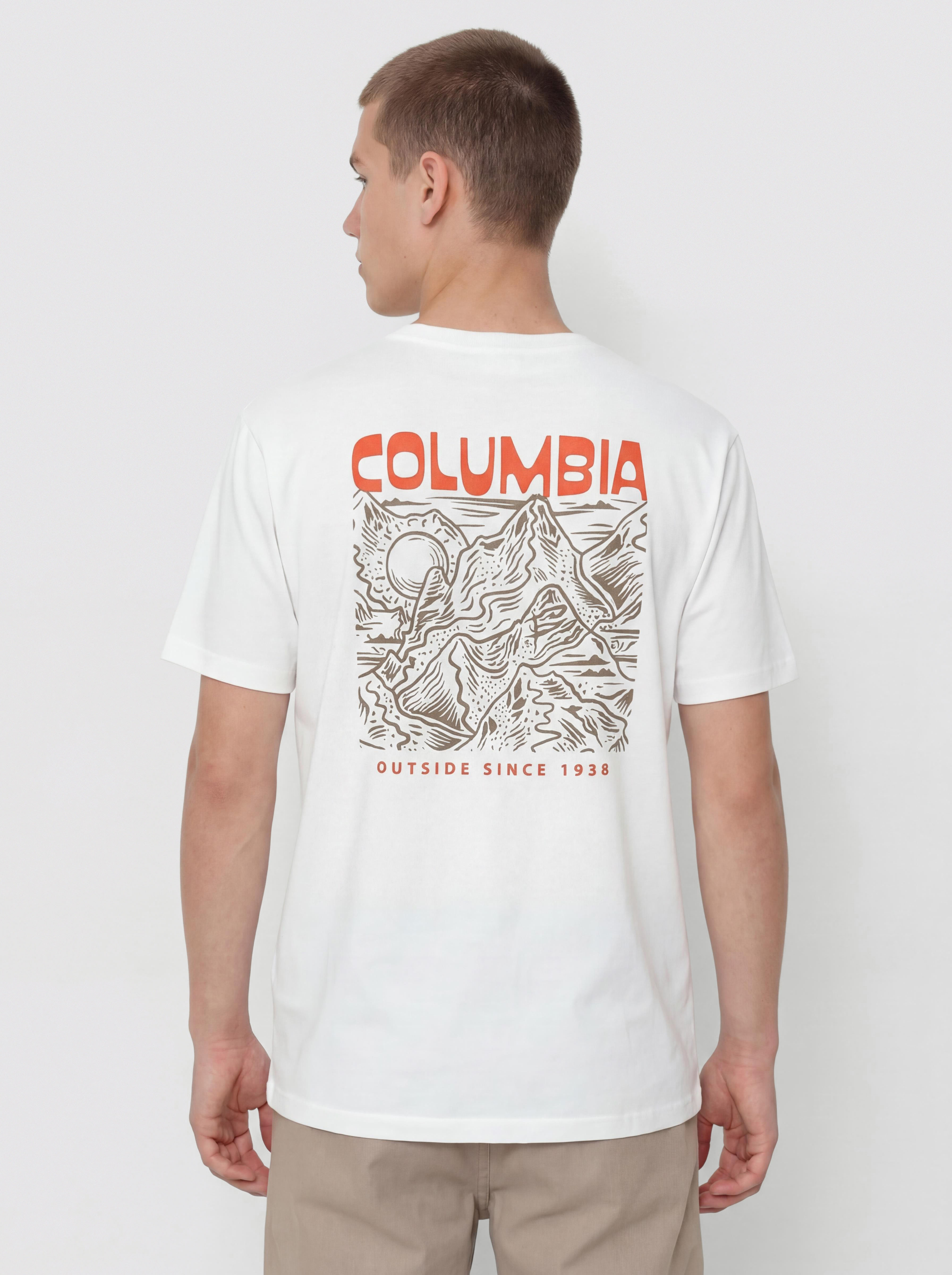 Columbia Rolling Bend Oversized Pu00f3lu00f3 (white/mountainview)