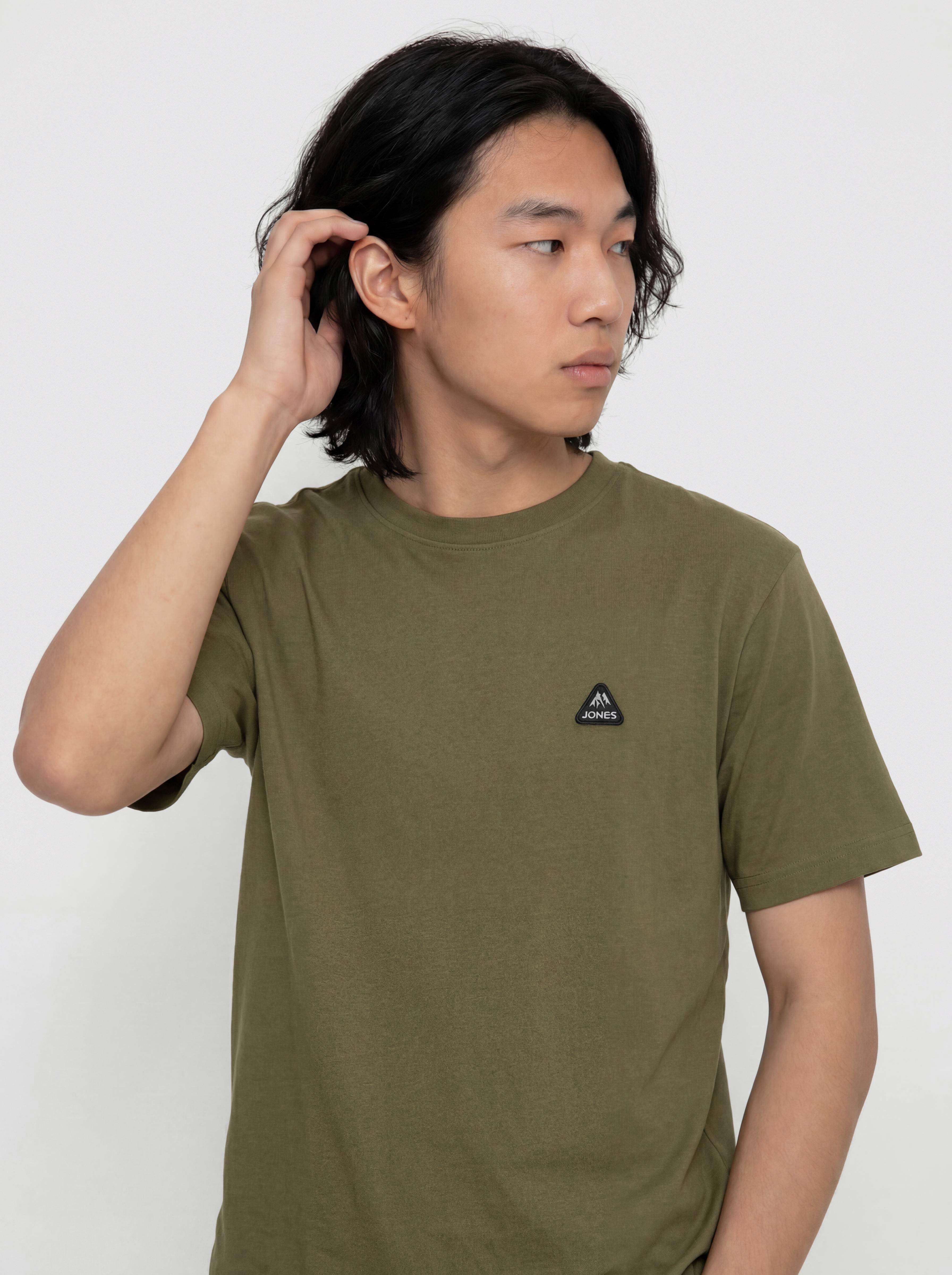 Jones Snowboards Sierra Org Cot Póló (moss green)
