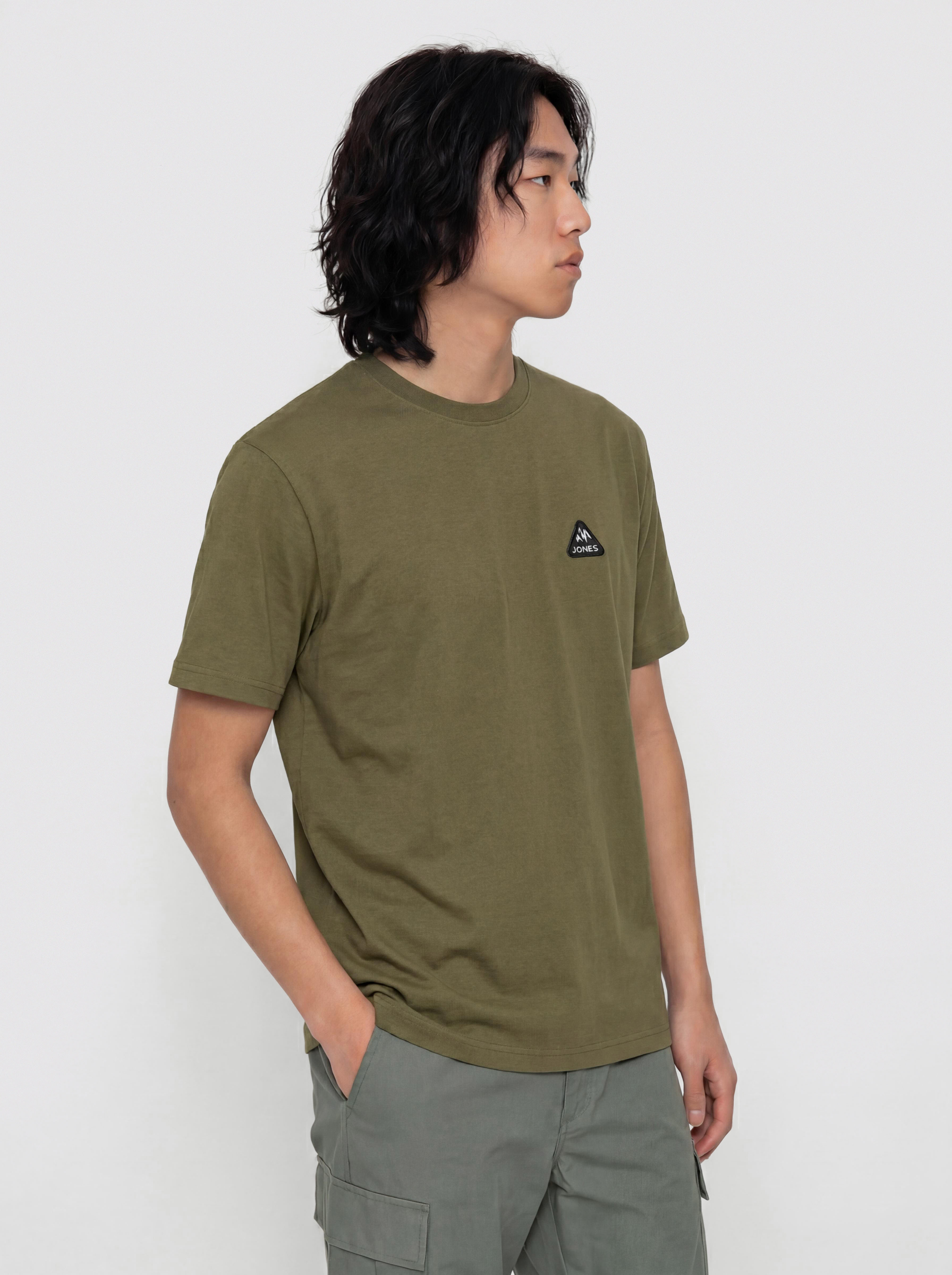Jones Snowboards Sierra Org Cot Póló (moss green)
