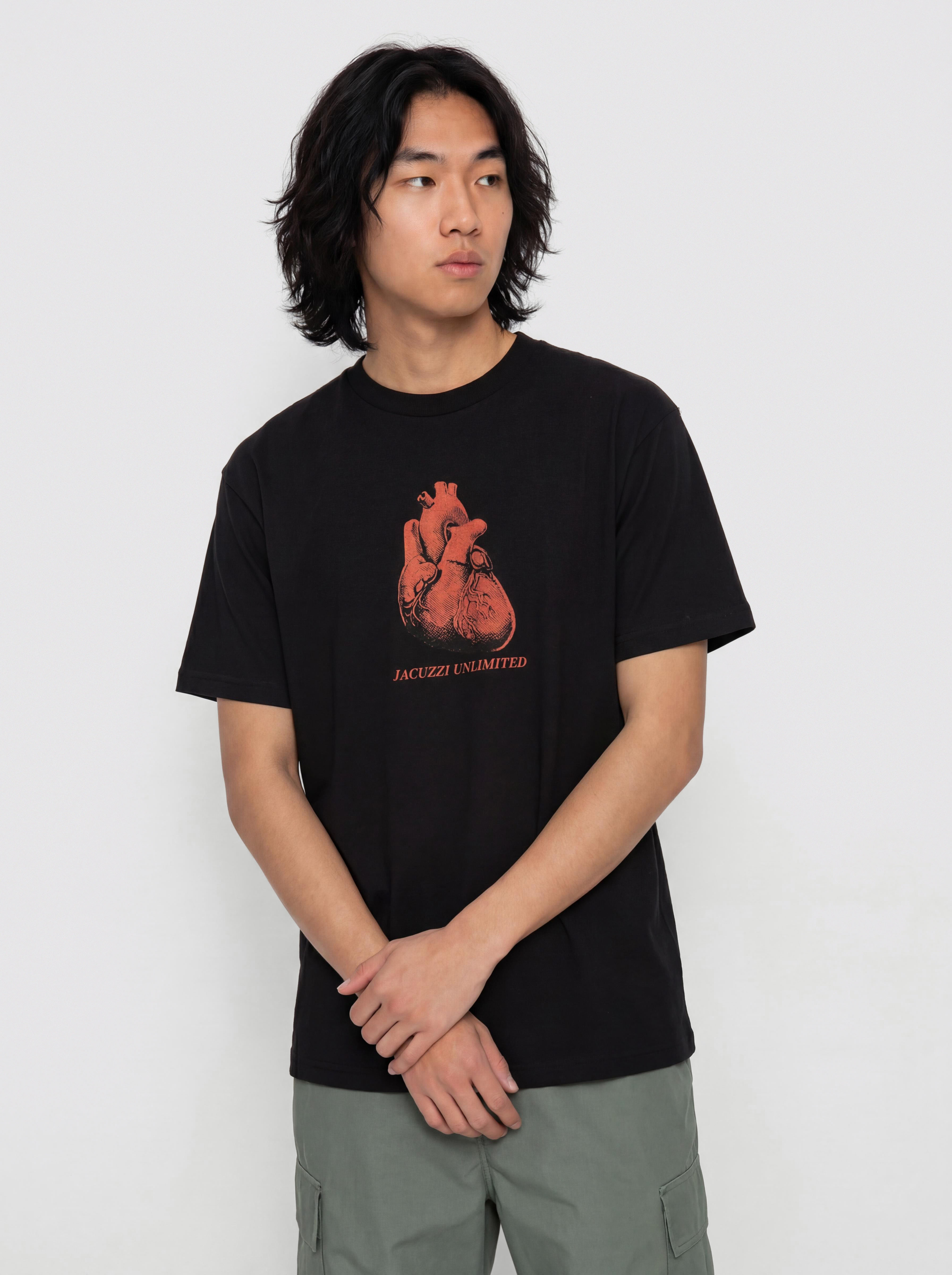 Póló Jacuzzi Heart Garment Dye Premium (black)