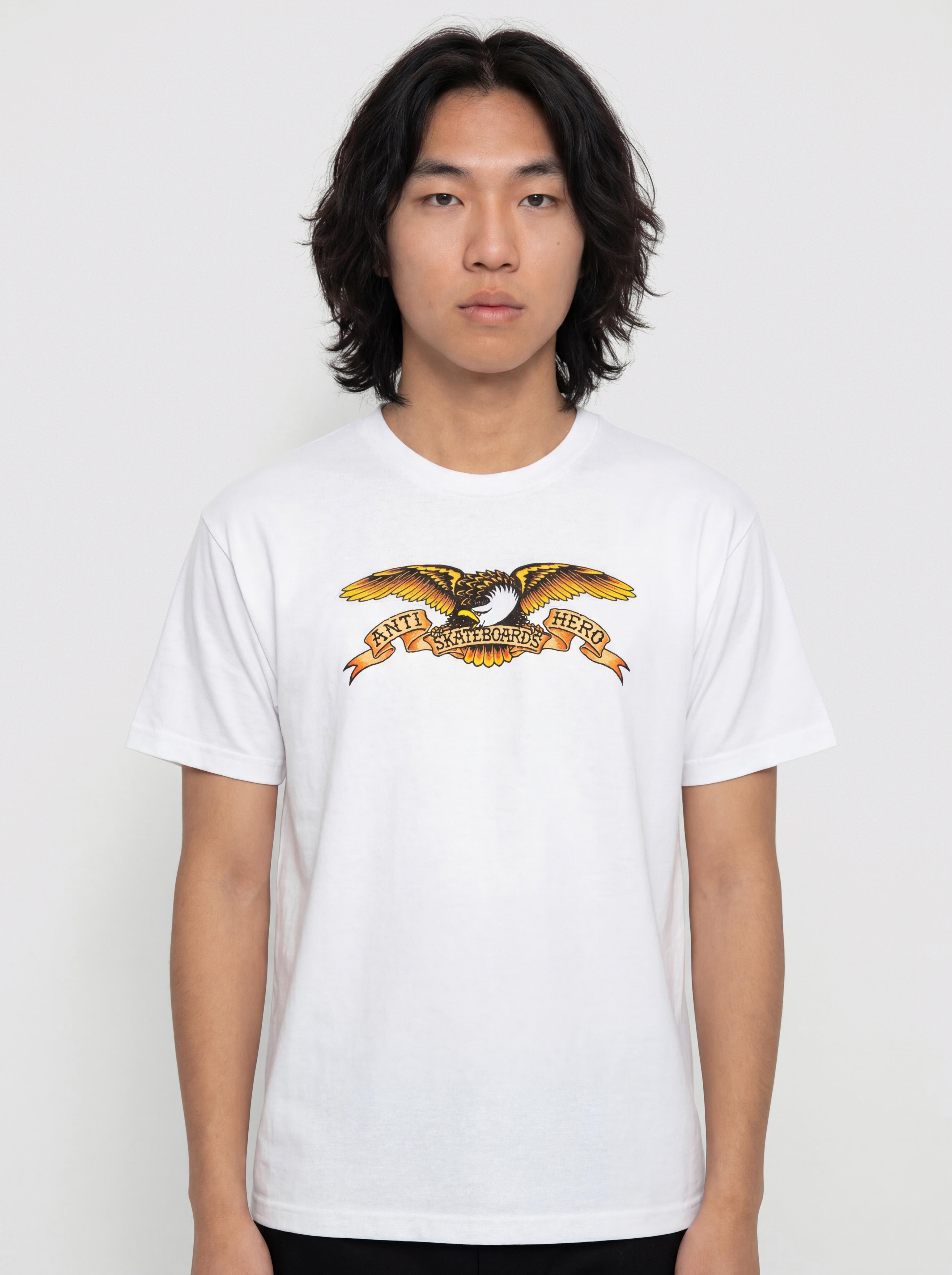 Antihero Eagle Póló (white w/black multi color print)