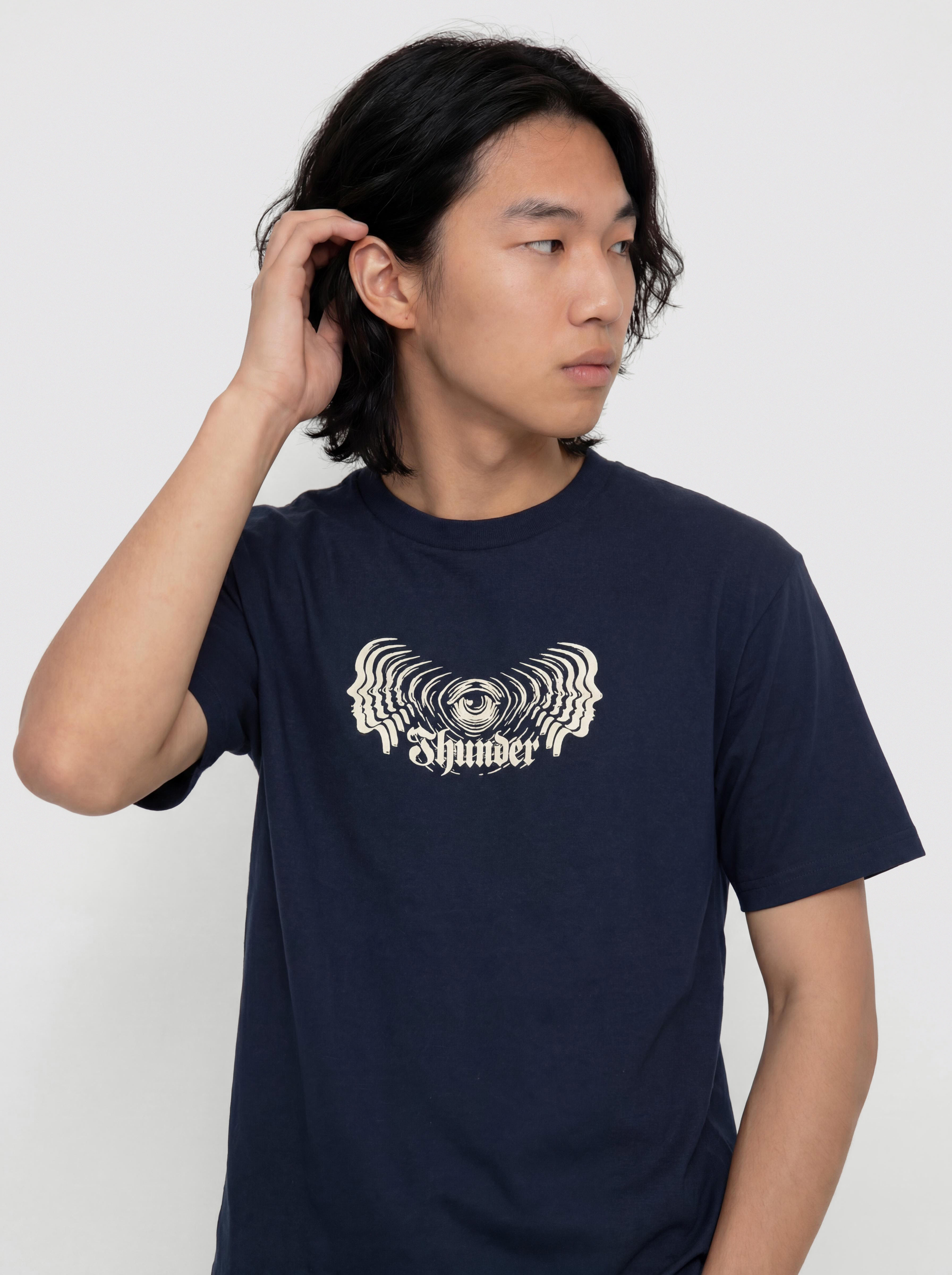 Thunder Mindstate Póló (true navy w/grey print)