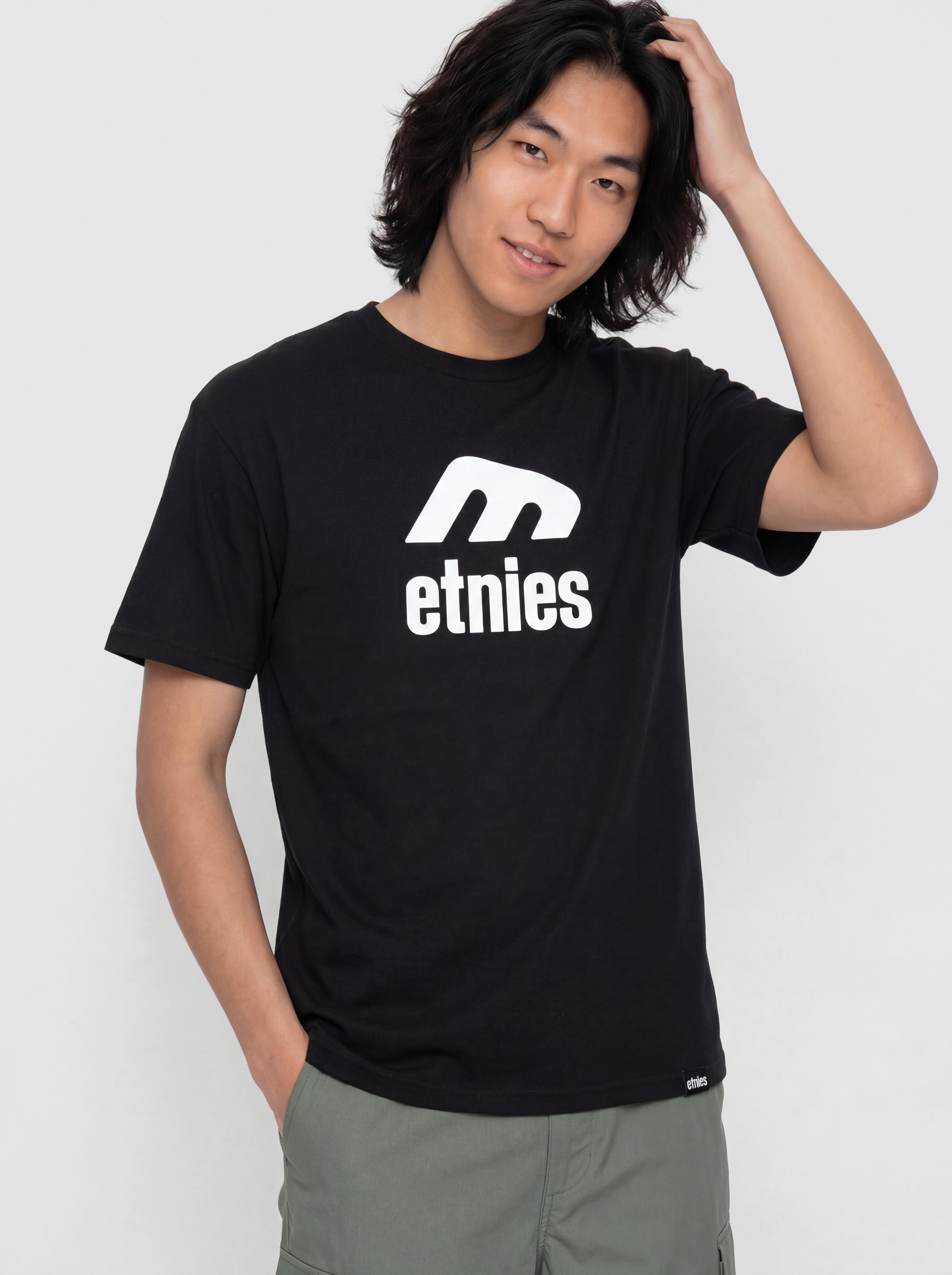 Etnies Icon E Póló (black/white)