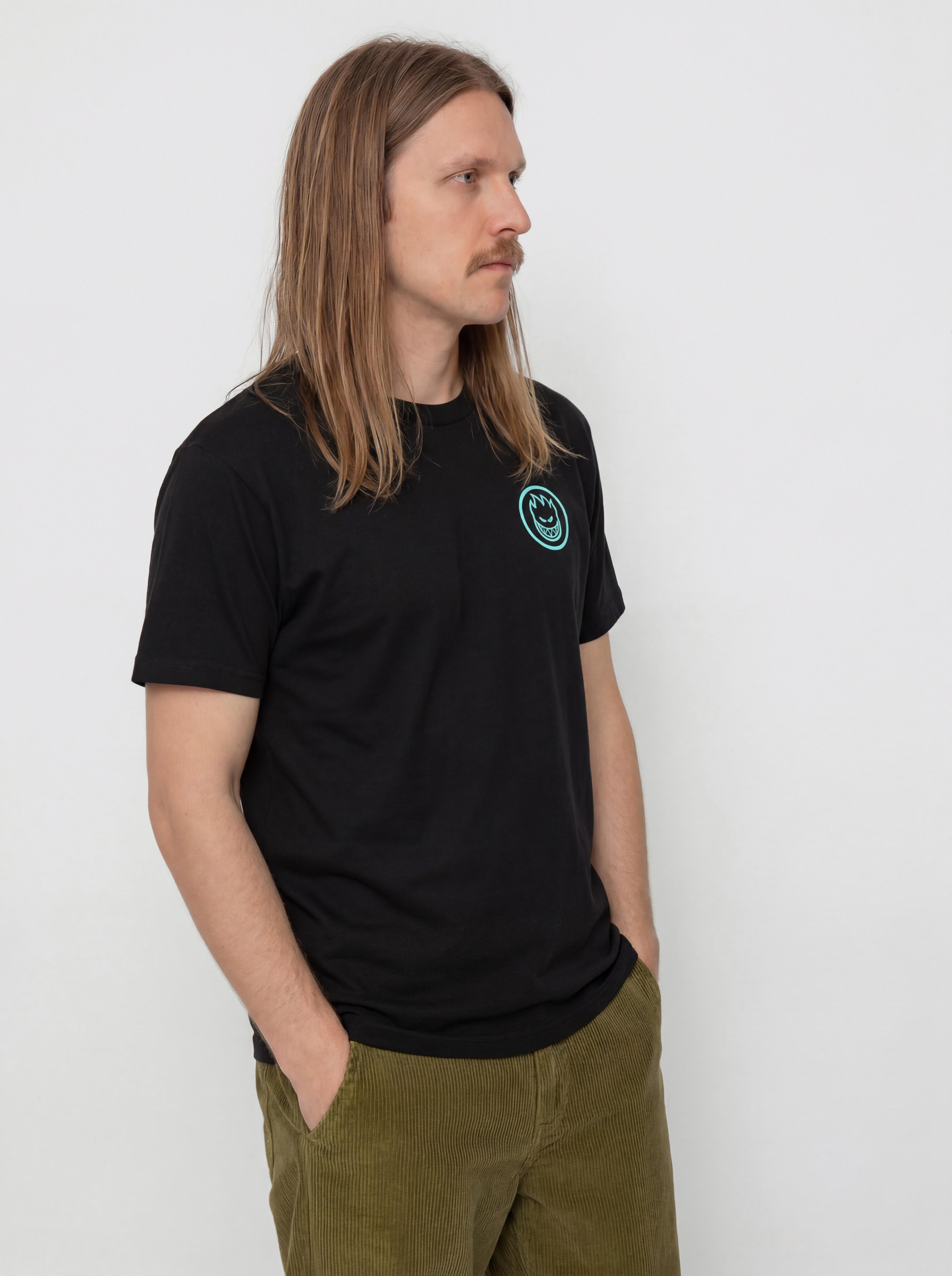 Spitfire Radioactive Classic Swirl Póló (black)