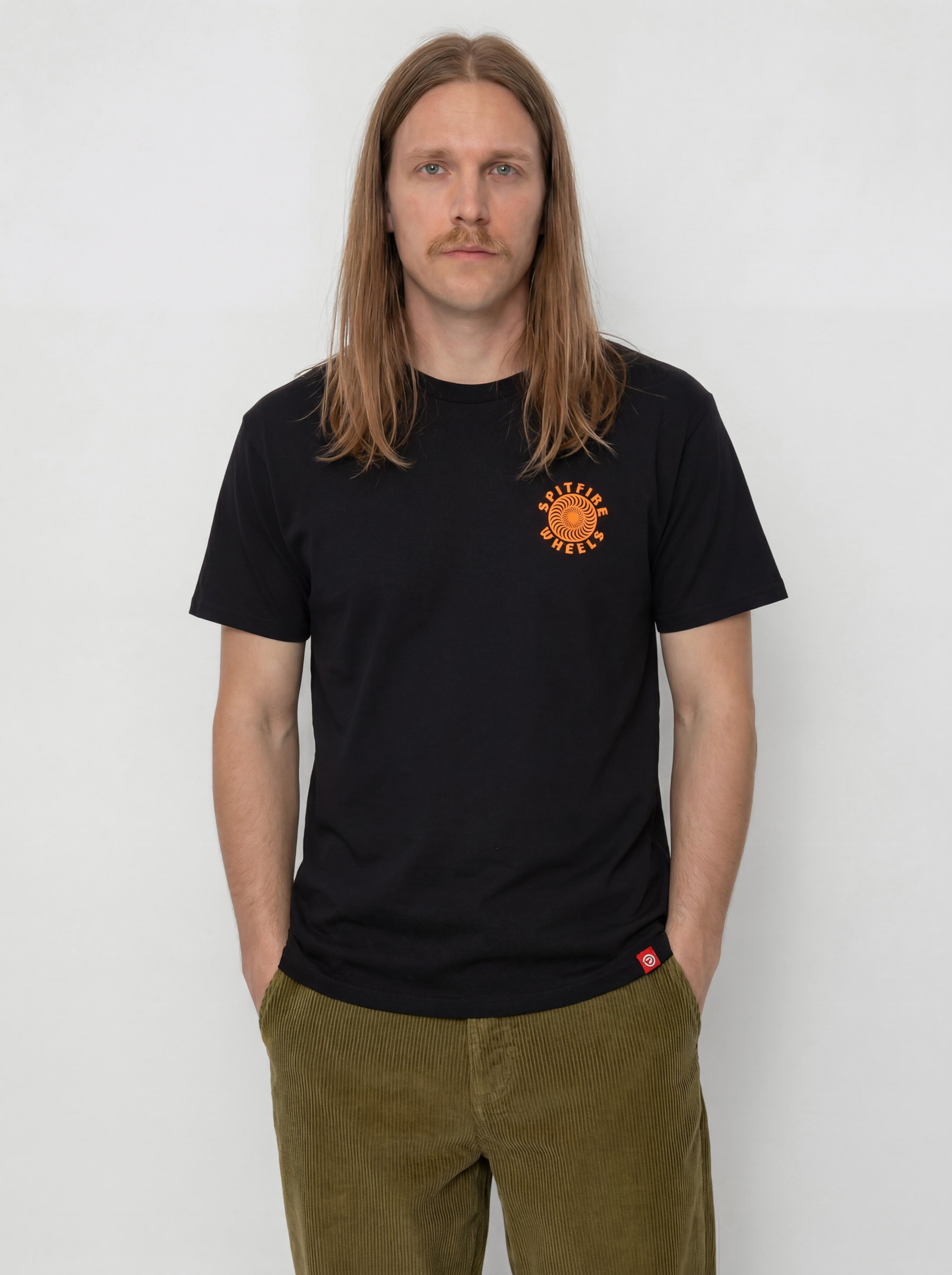 Póló Spitfire Og Classic Fill (black/orange/white)