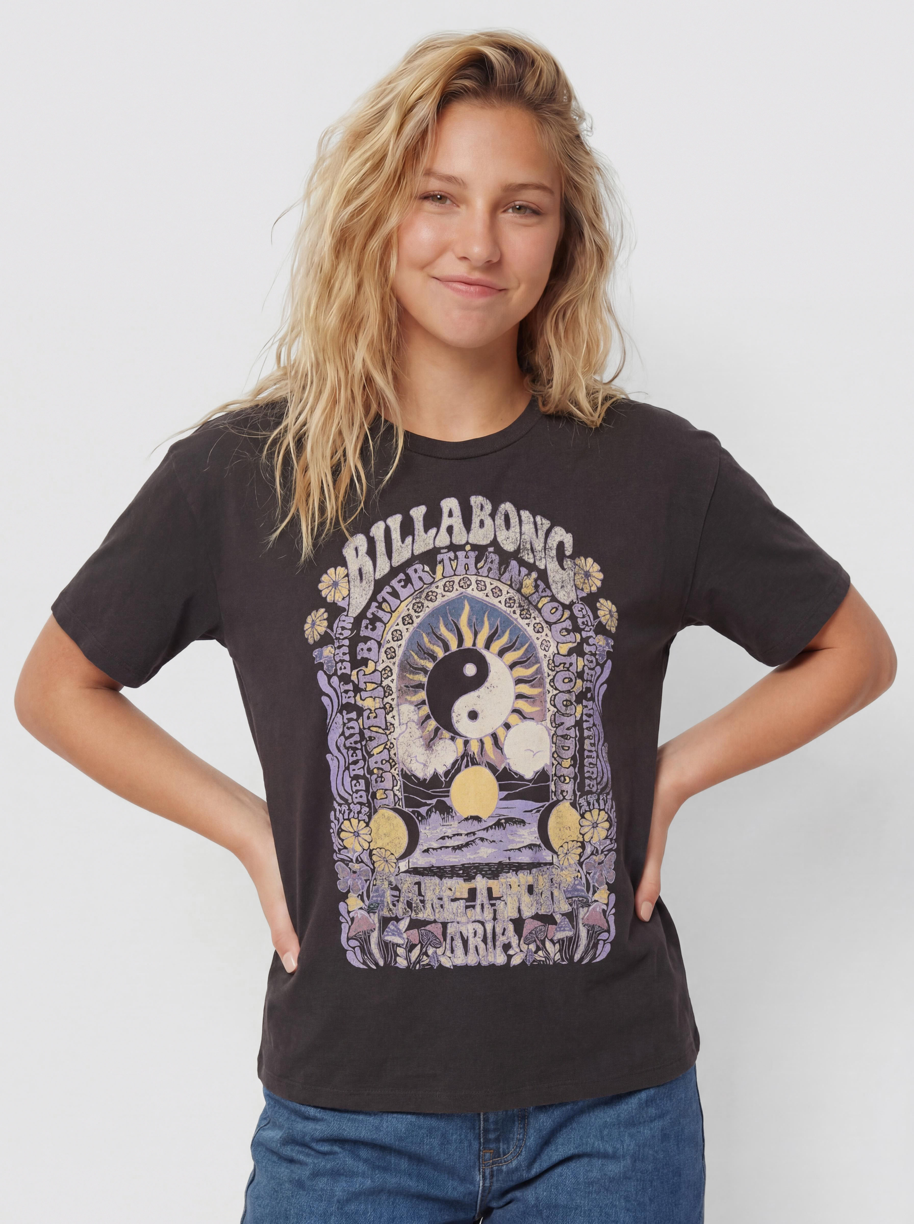 Billabong Surf Trip Wmn Póló (off black)