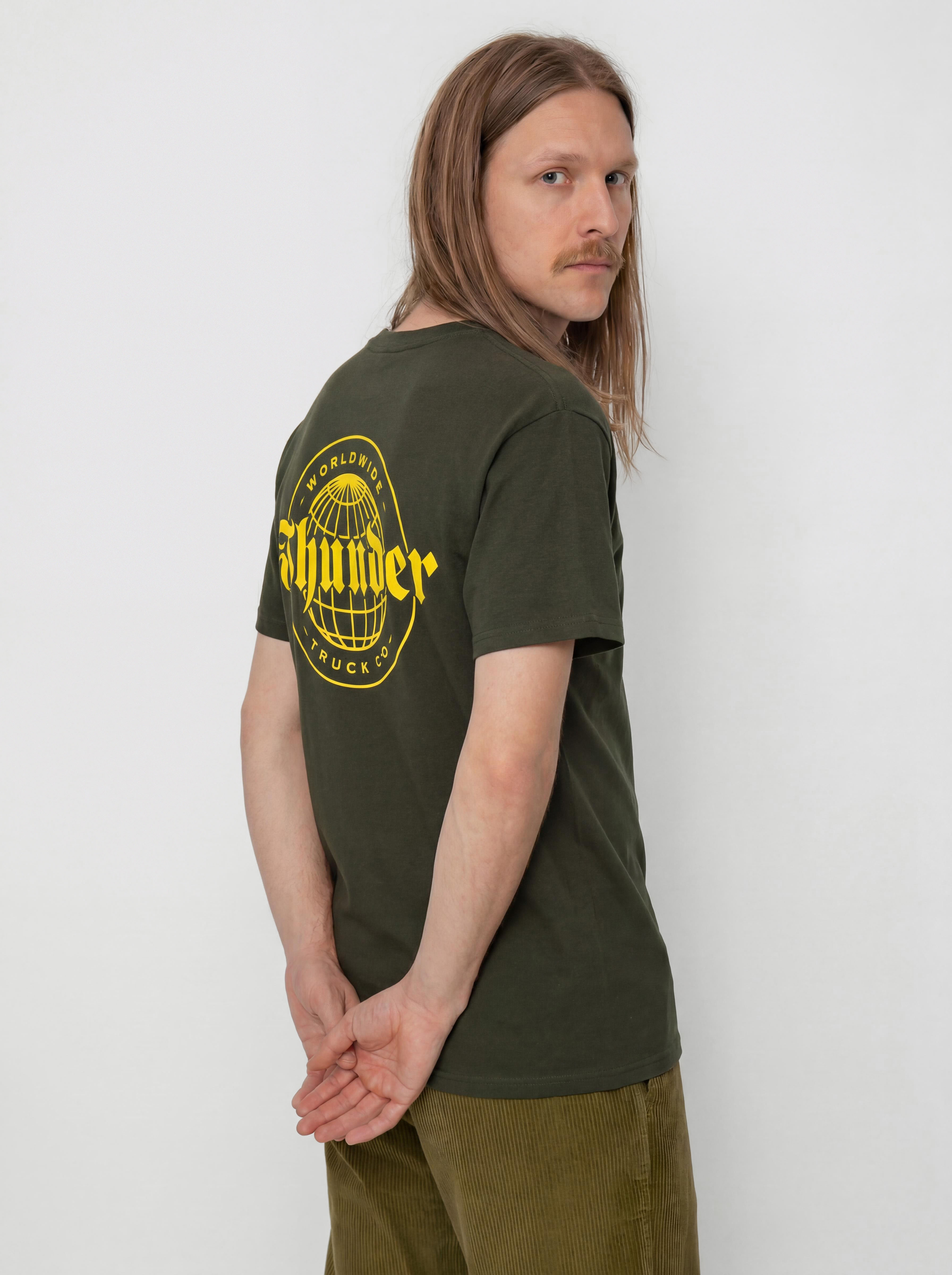 Póló Thunder Worldwide Dbl (forest green/gold)