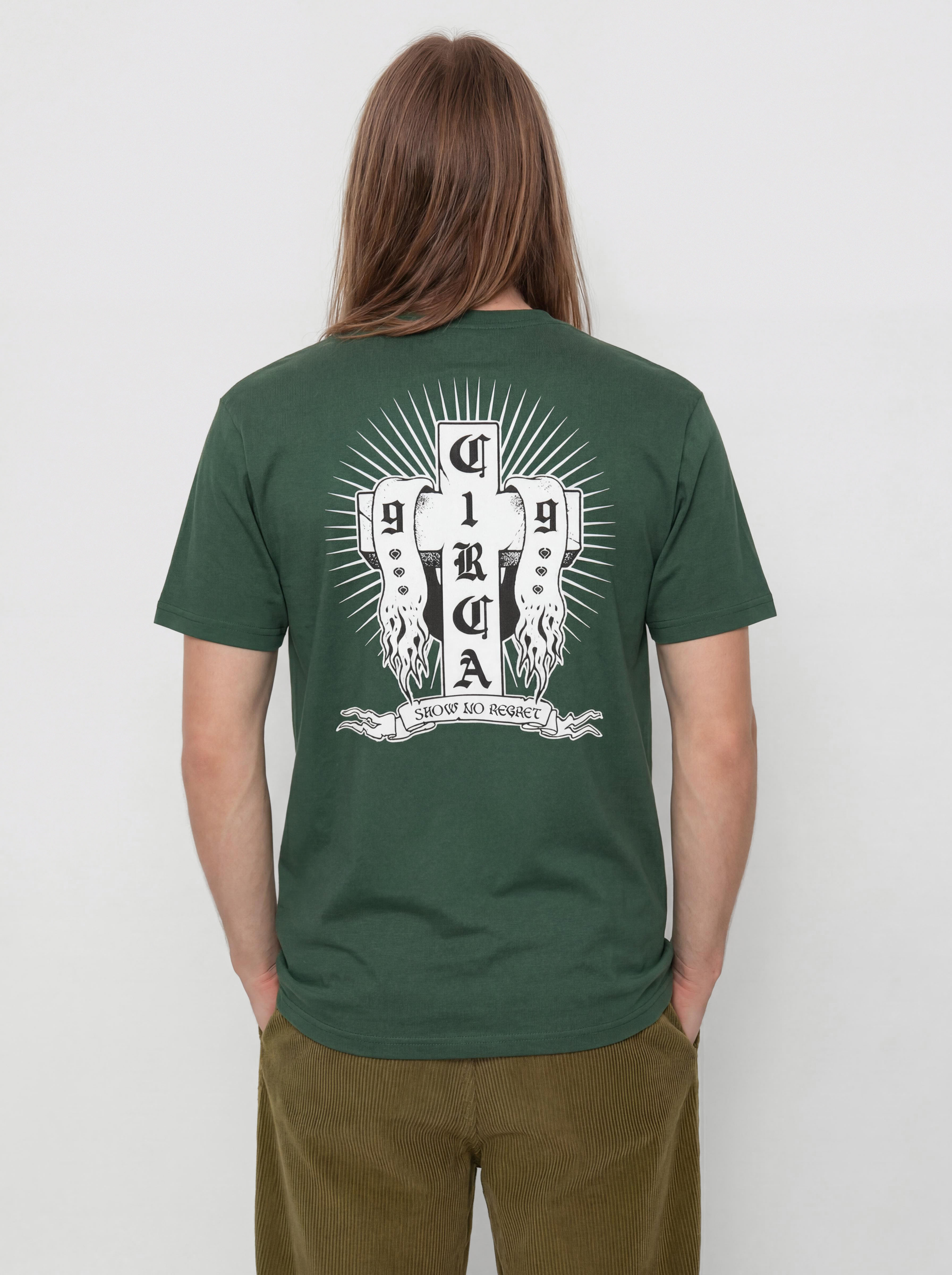 Circa No Regret Póló (bottle green)