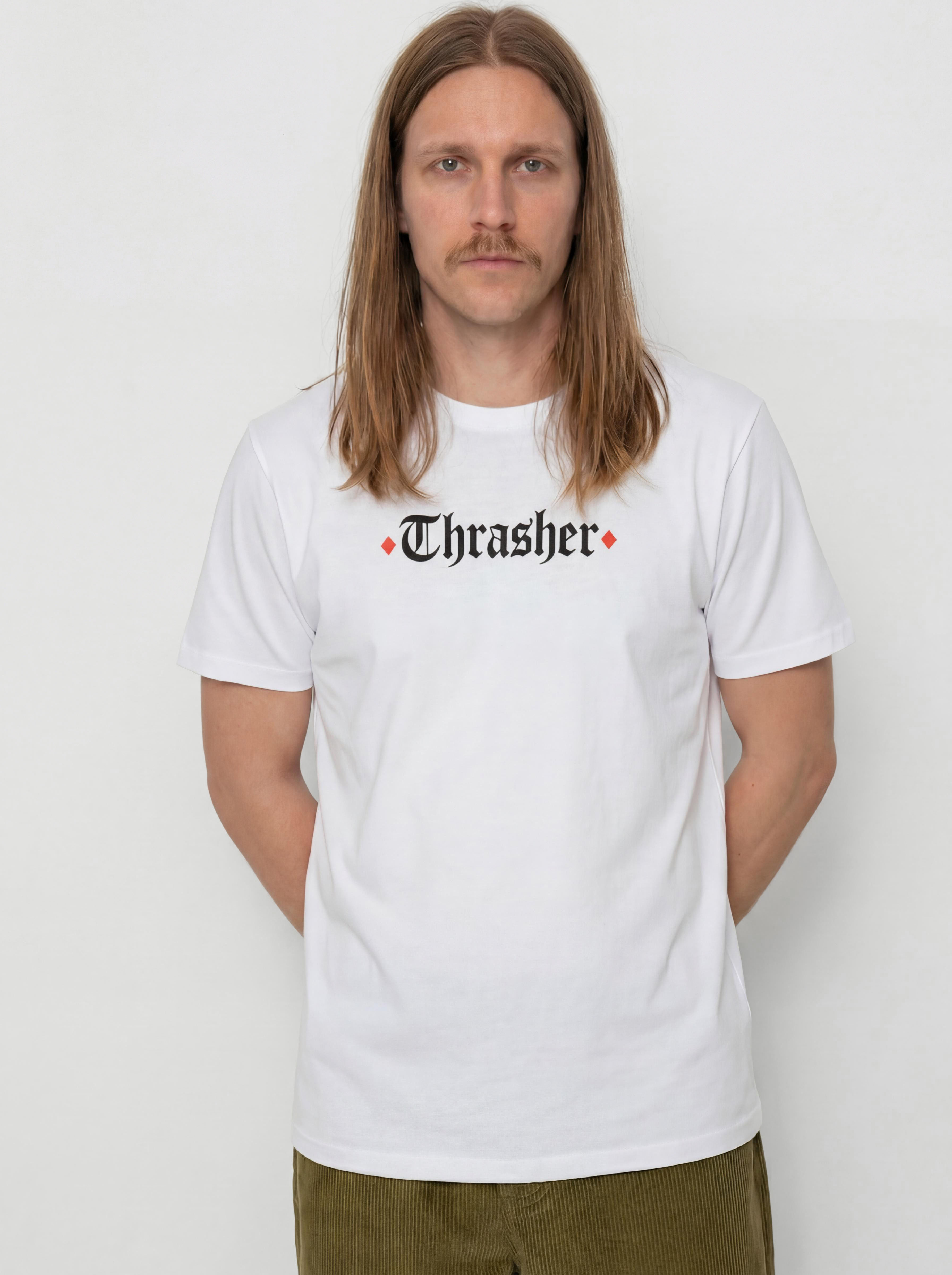 Thrasher x Spitfire The End Oath Pu00f3lu00f3 (white)