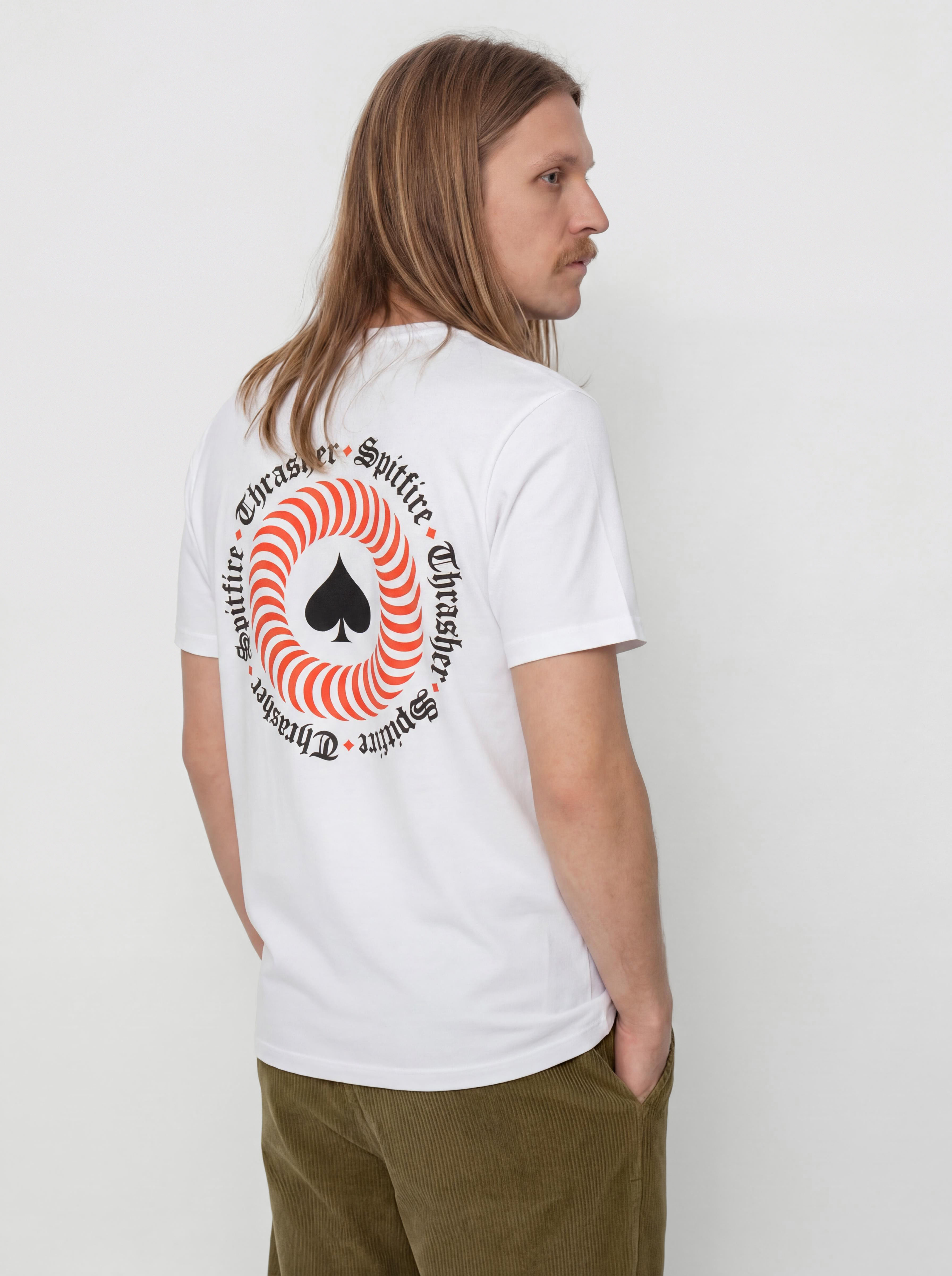 Thrasher x Spitfire The End Oath Póló (white)