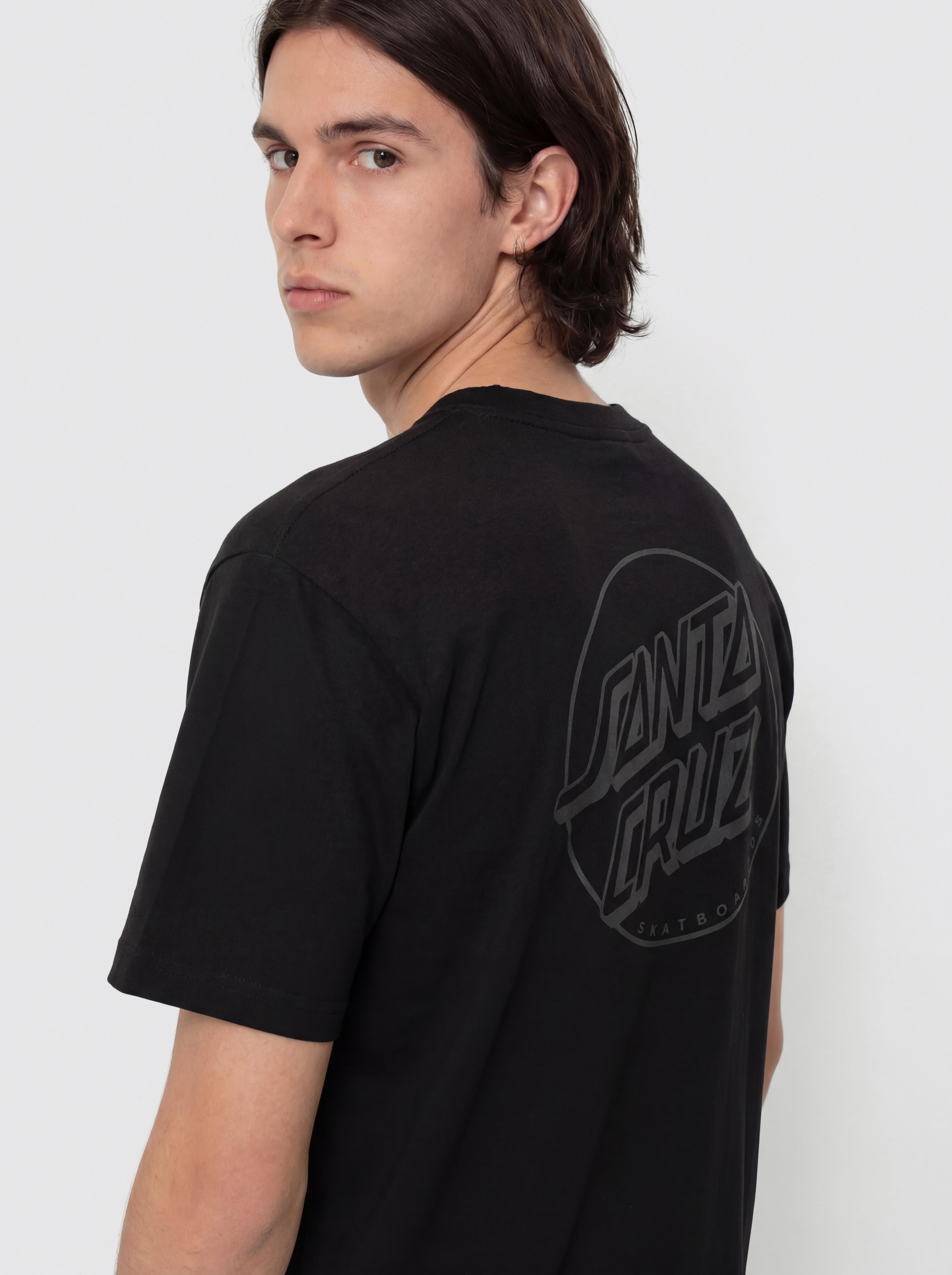 Santa Cruz Tonal Opus Dot Stripe Póló (black)