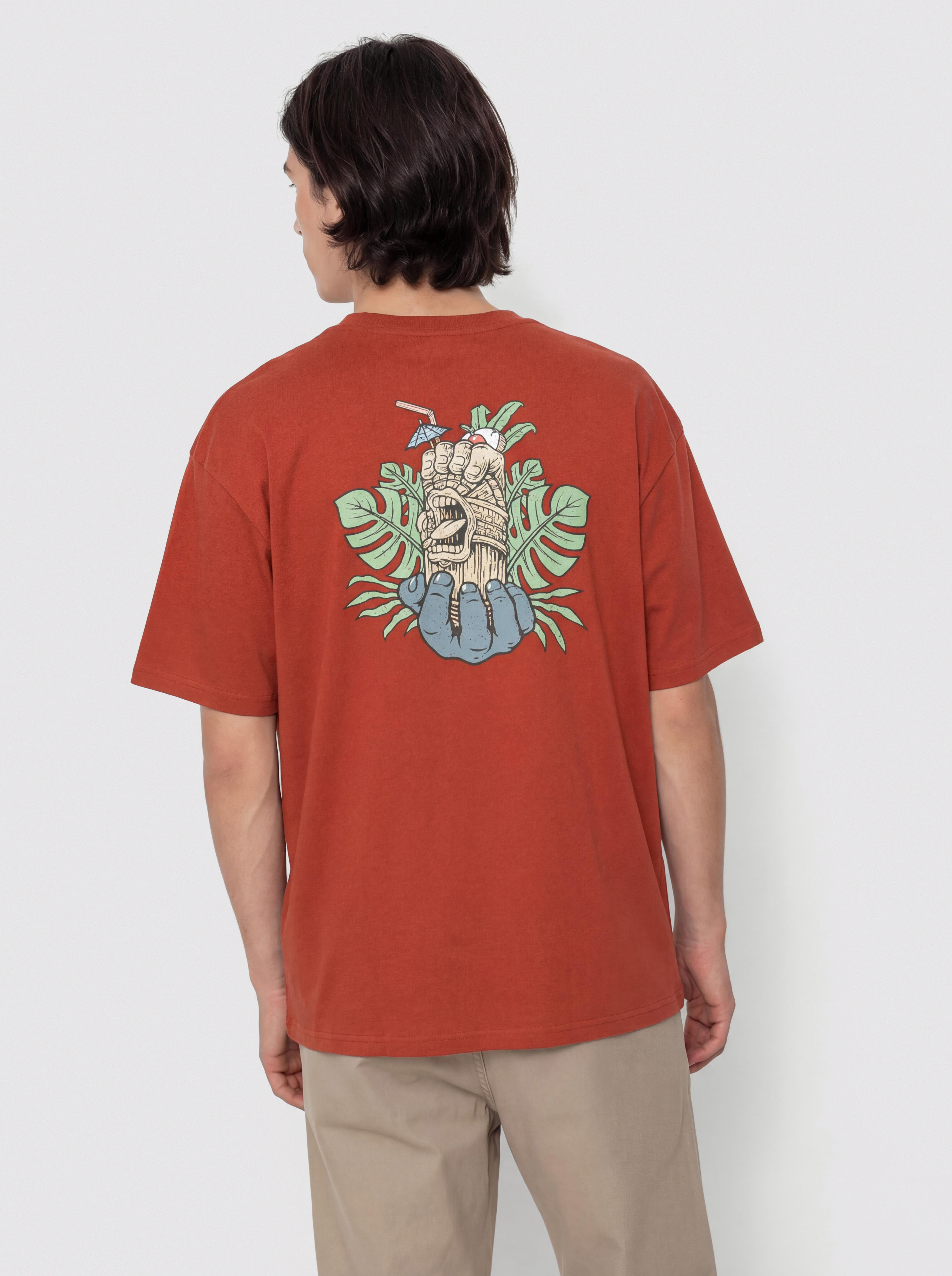 Santa Cruz Tiki Hand Strip Póló