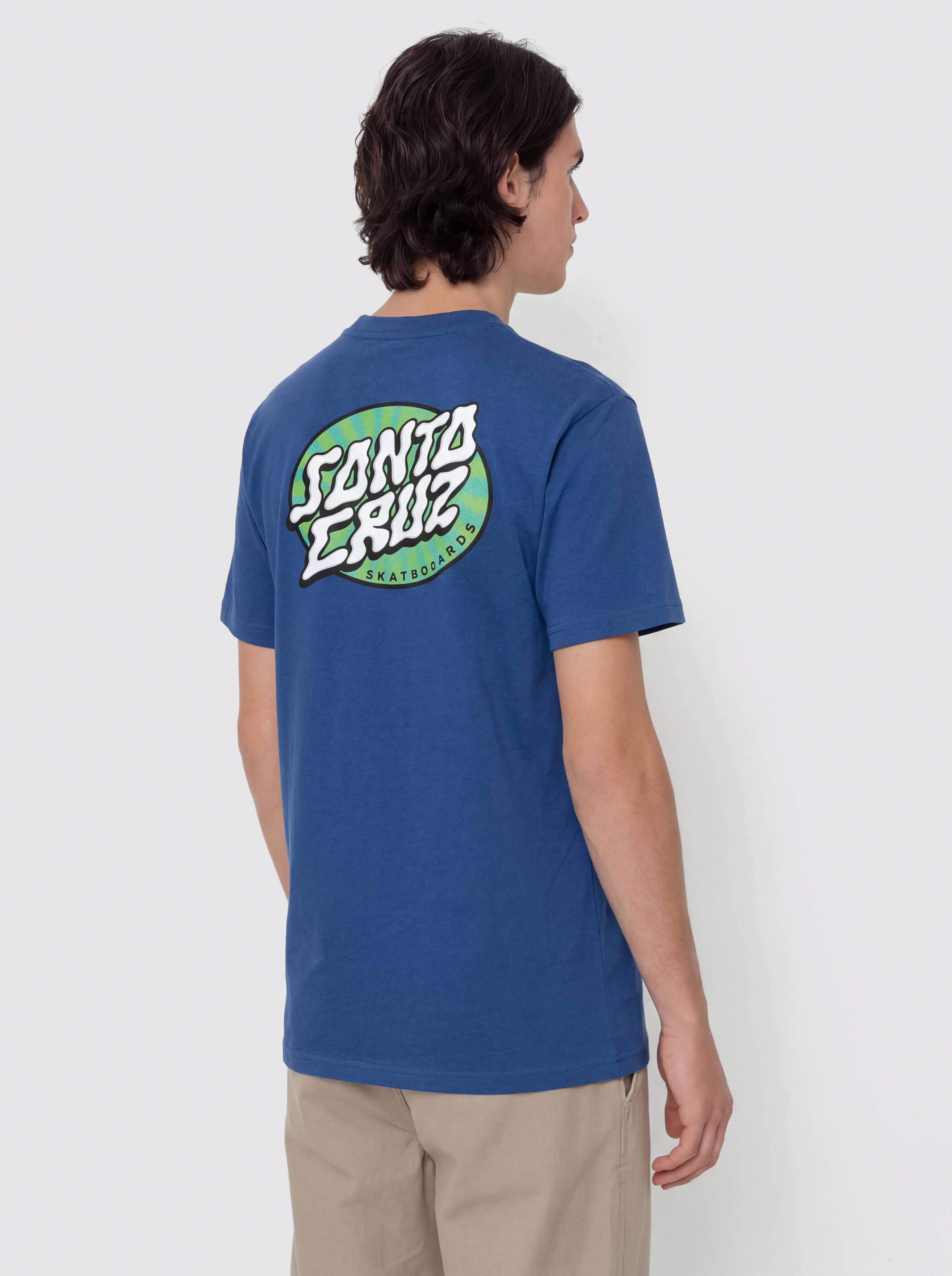 Santa Cruz Vertigo Dot Póló (rich navy)