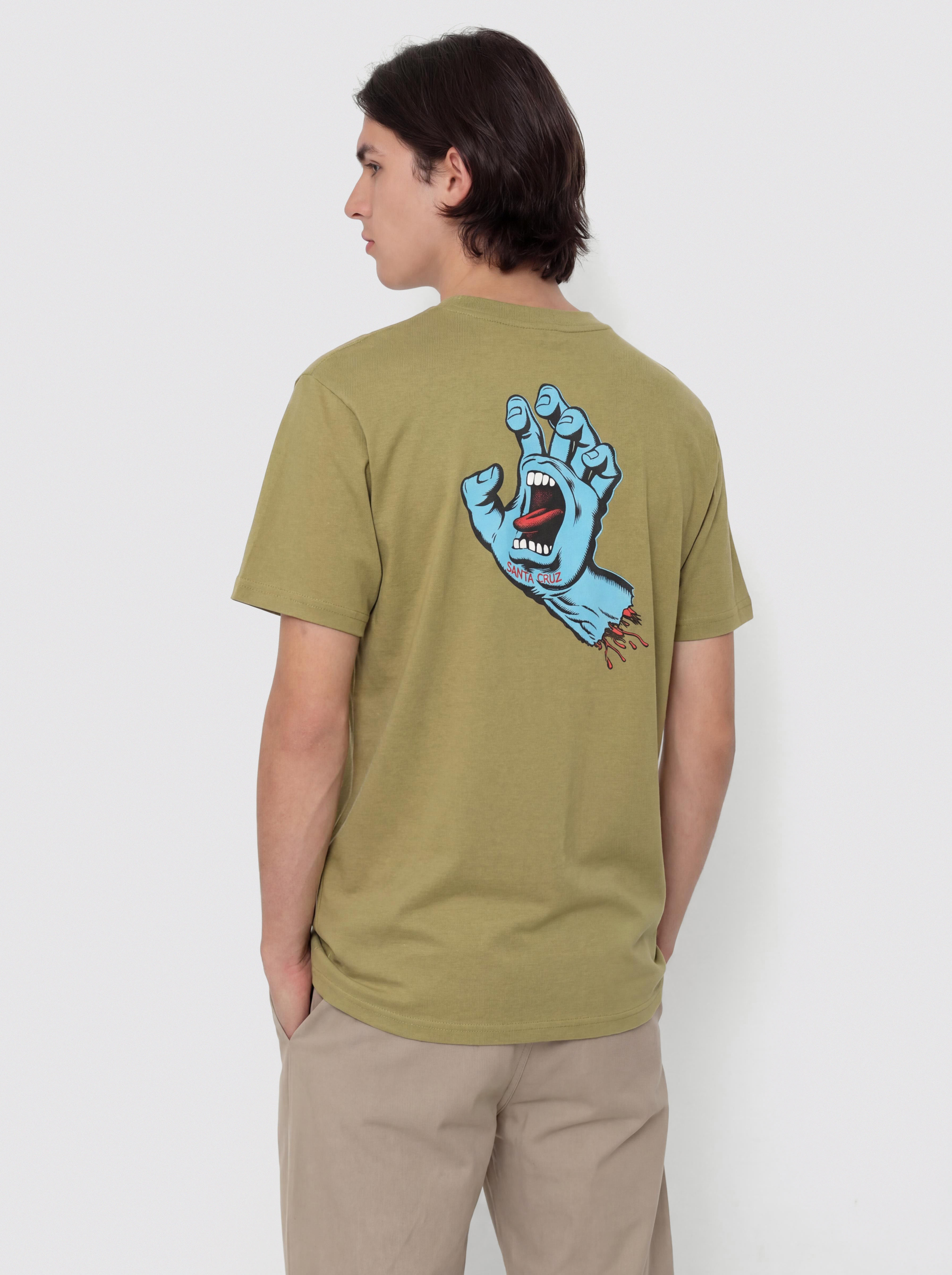 Póló Santa Cruz Screaming Hand Chest (iguana)