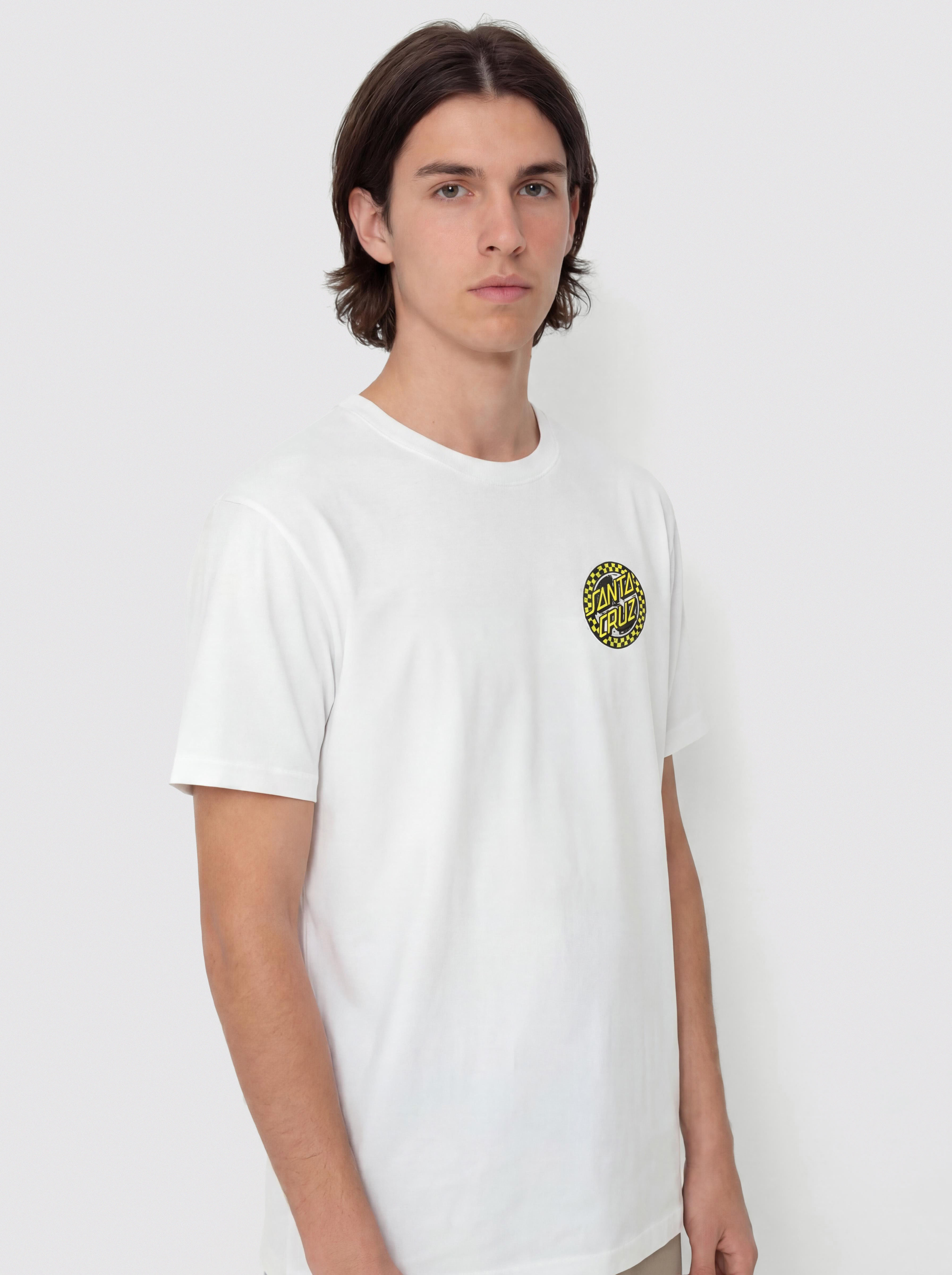 Póló Santa Cruz Malba Crash Dot Chest (white)