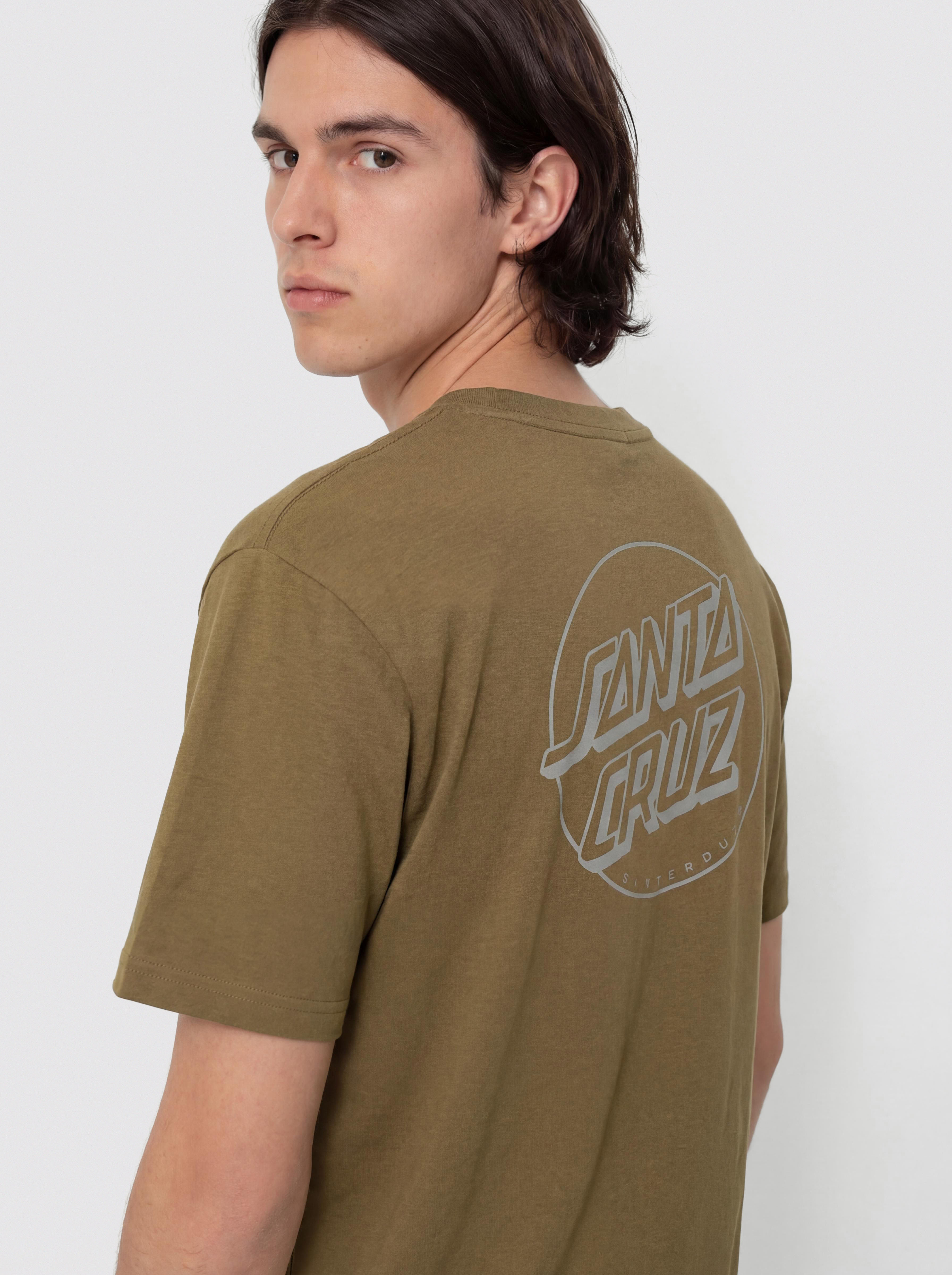 Póló Santa Cruz Tonal Opus Dot Stripe (uniform green)