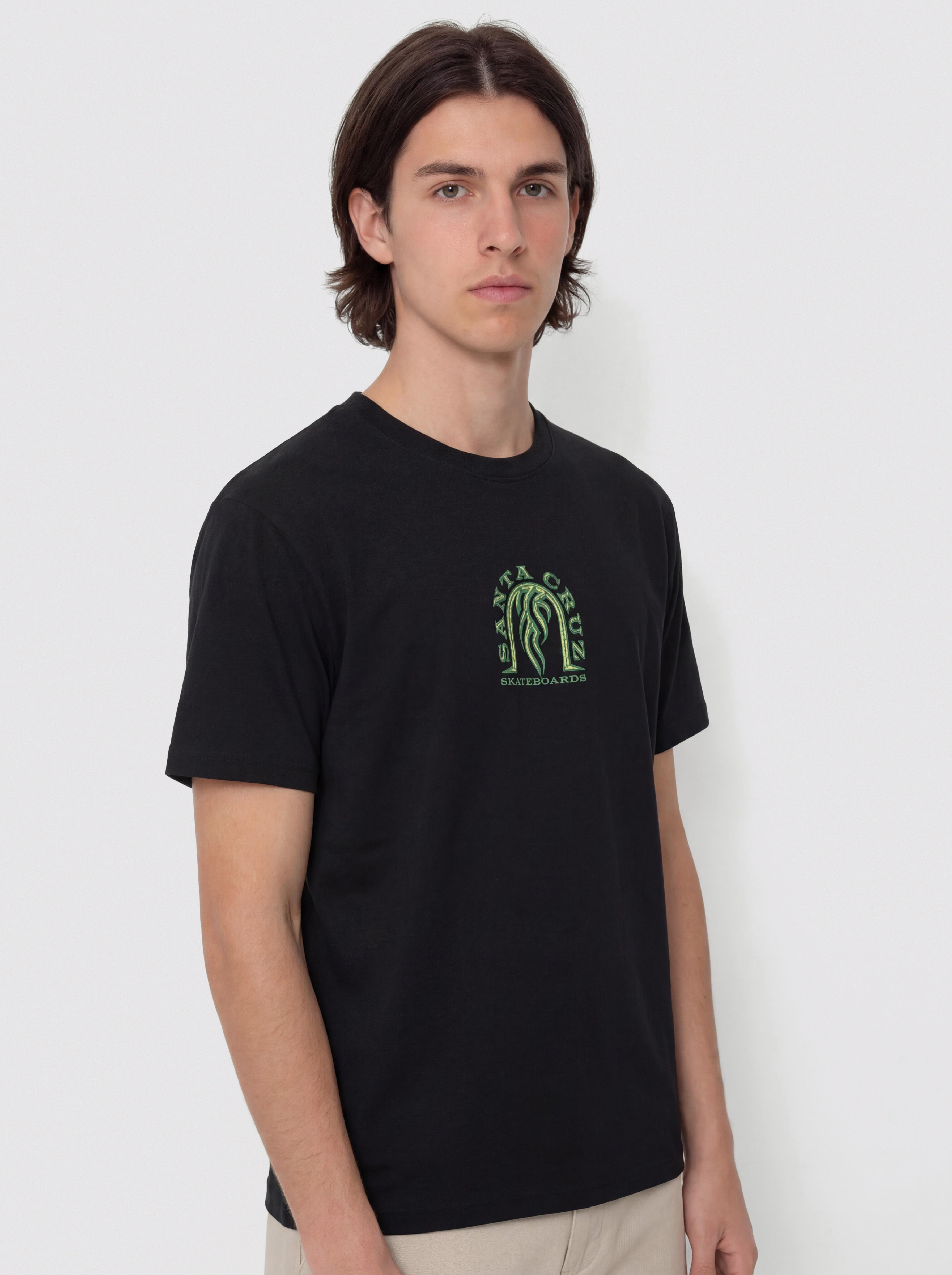 Santa Cruz Dressen Tribal Arch Front Póló (black)