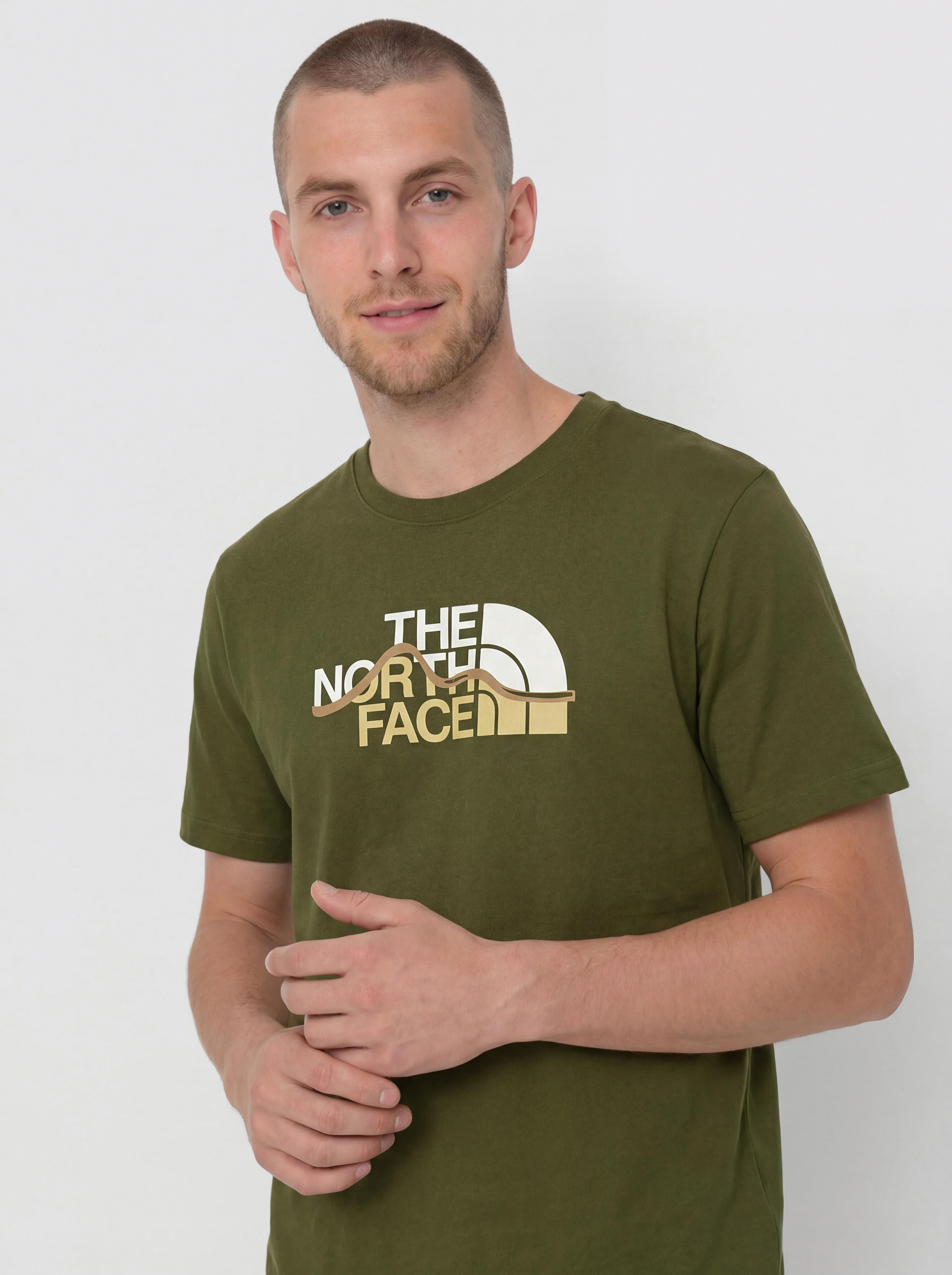 The North Face Mountain Line Póló (woodland green)
