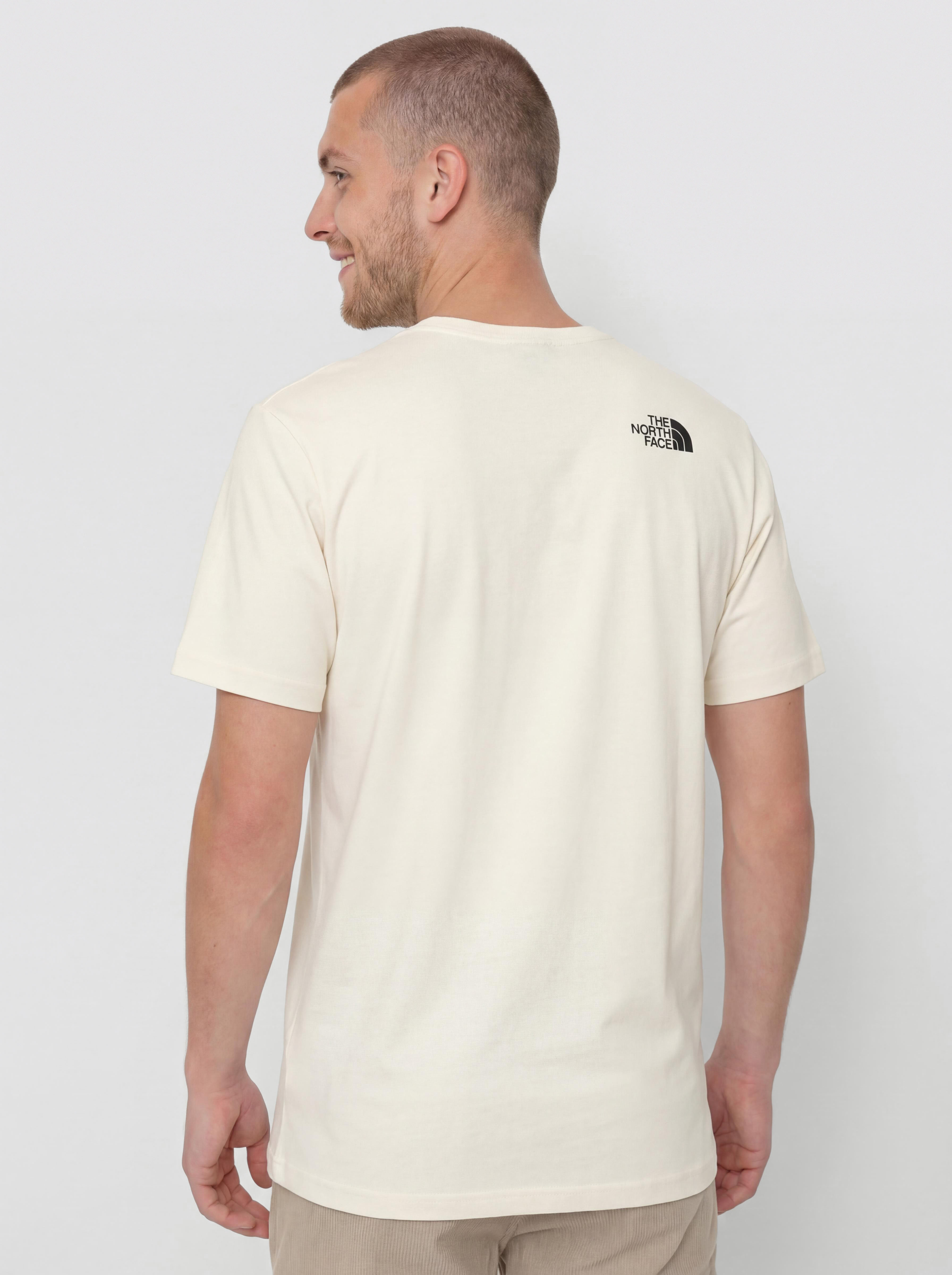 Póló The North Face Icon Mountain Relaxed (white dune)