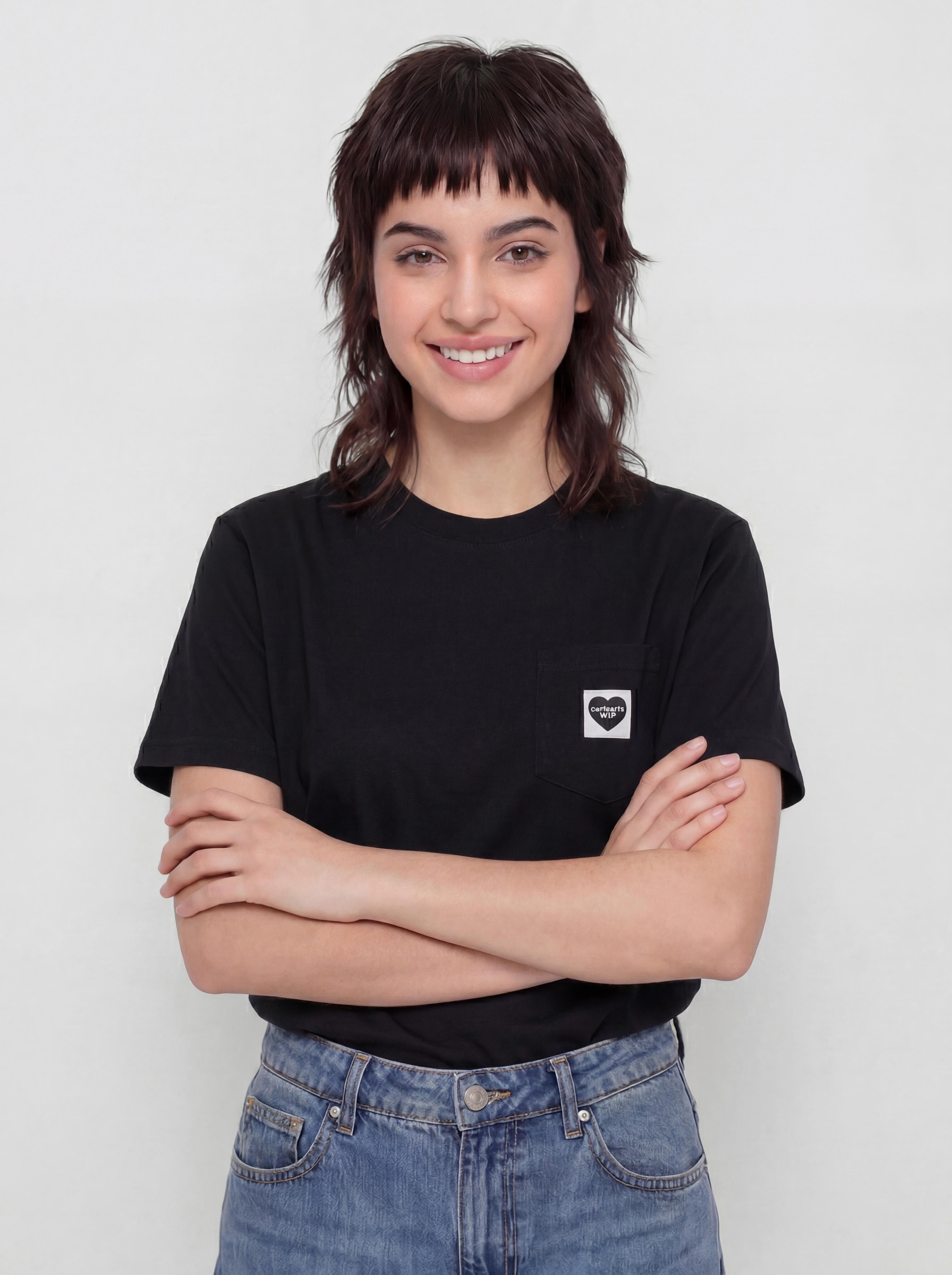 Pu00f3lu00f3 Carhartt WIP Pocket Heart Wmn (black/black)