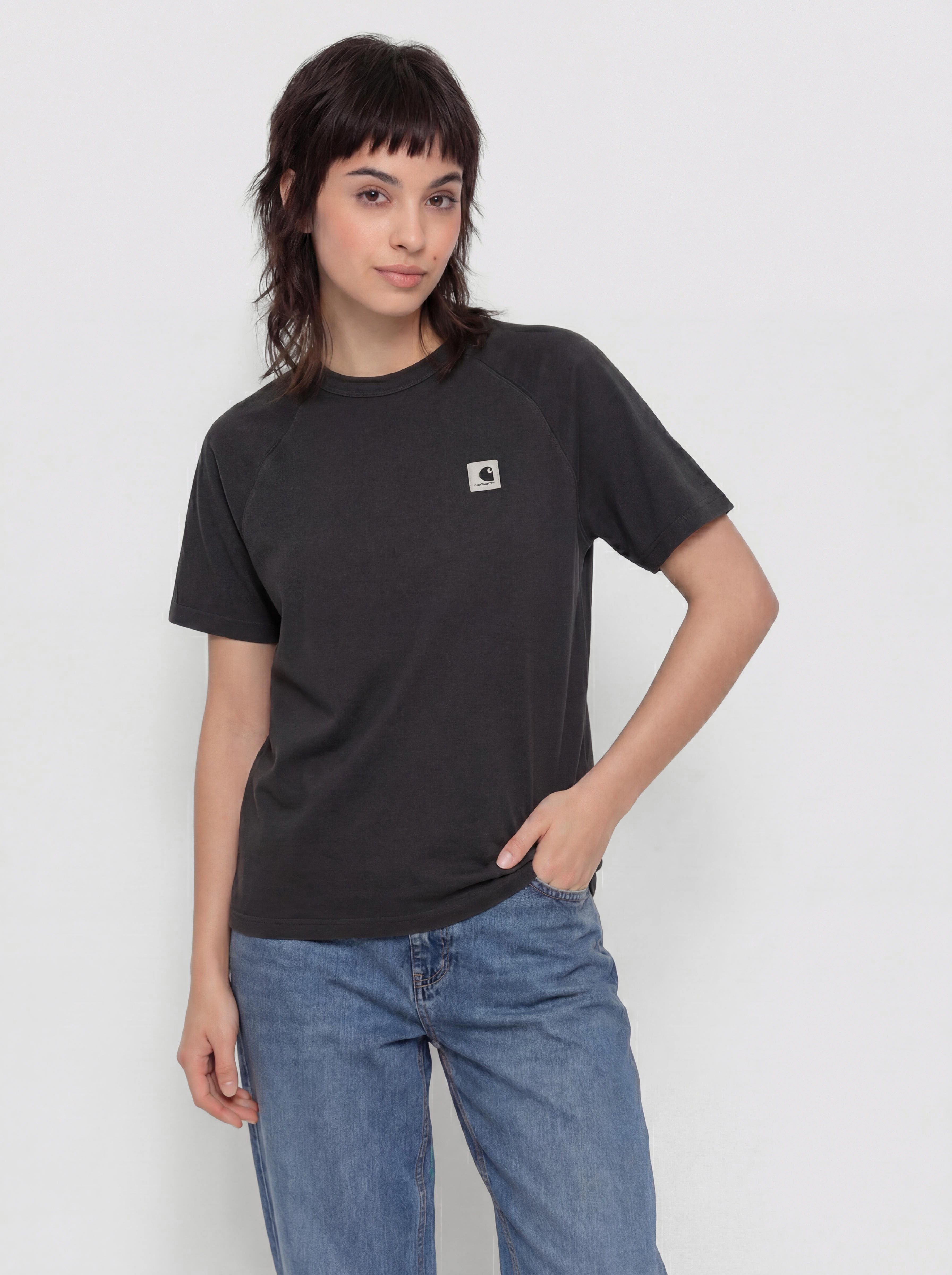 Carhartt WIP Hudson Wmn Póló (black/chalk wash)