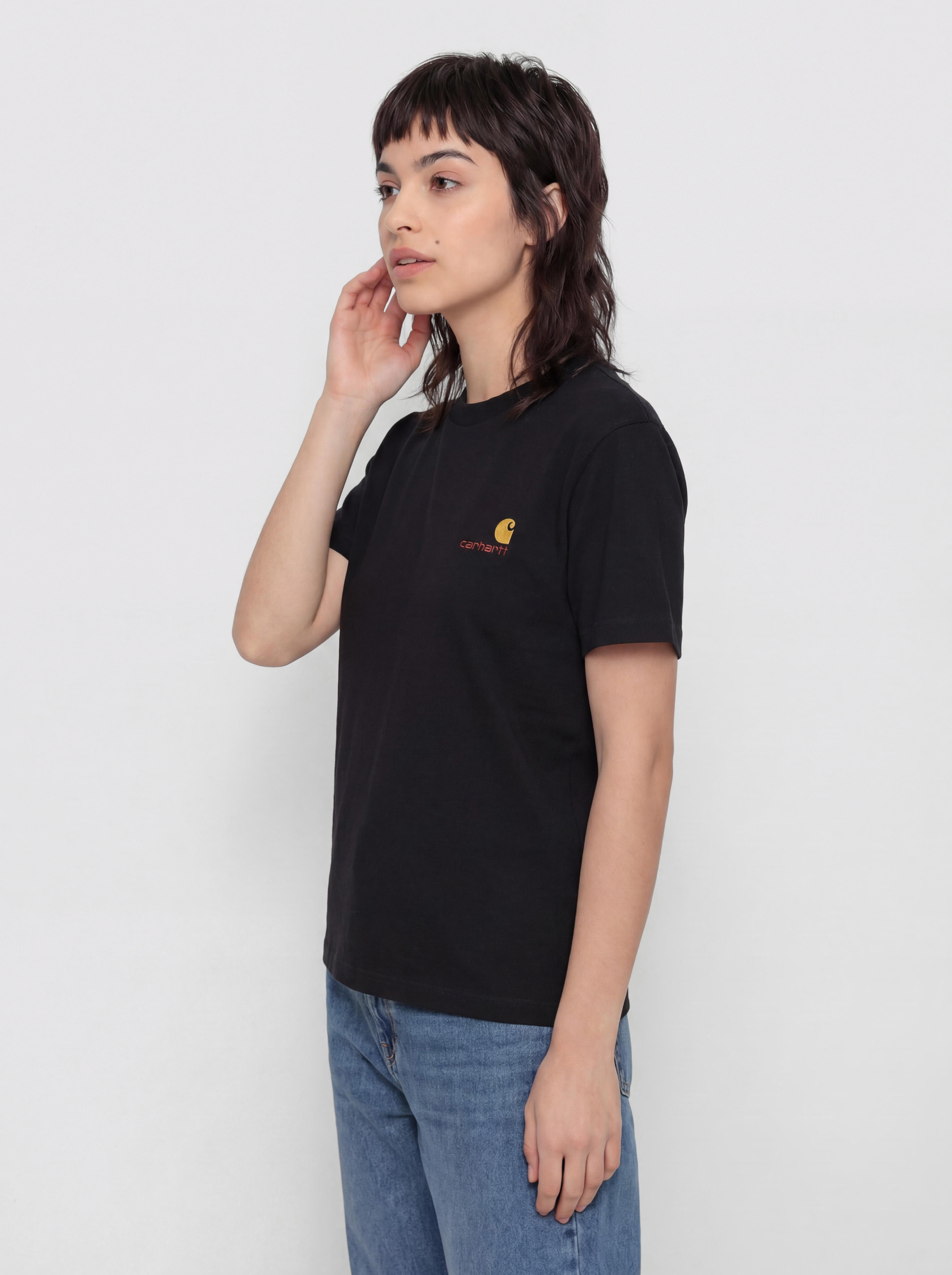 Carhartt WIP American Script Wmn Póló (black)