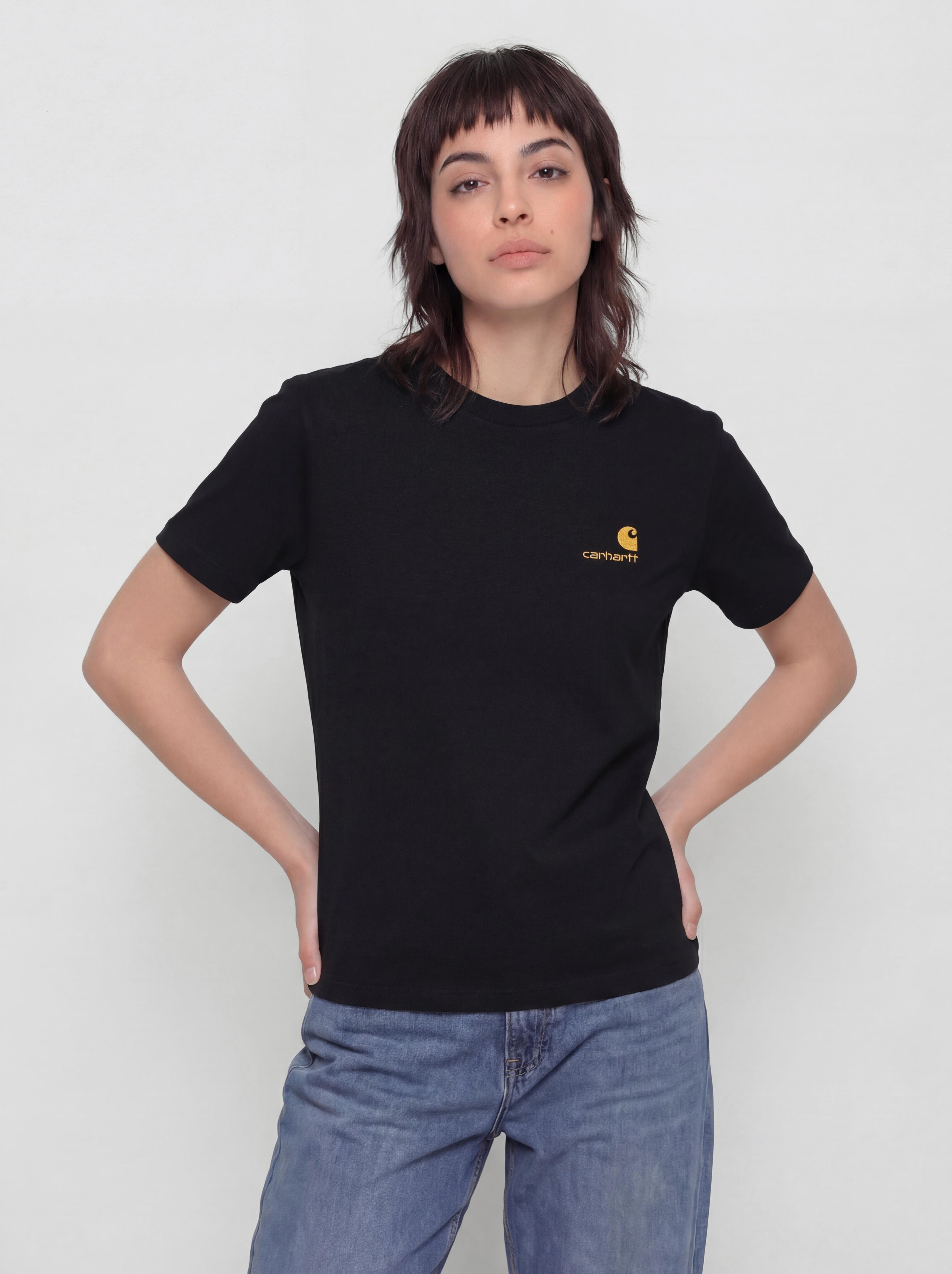 Carhartt WIP American Script Wmn Póló (black)