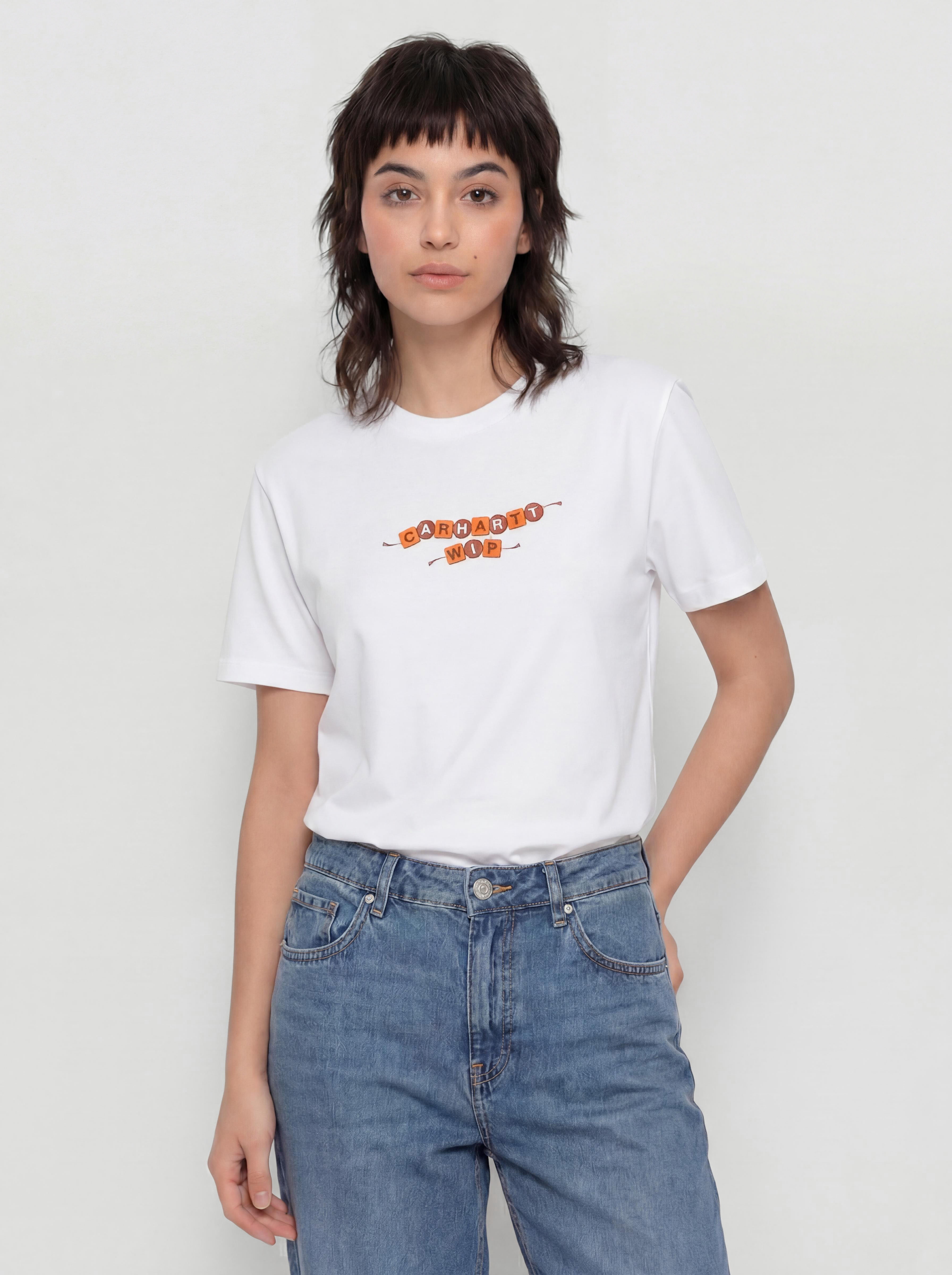 Póló Carhartt WIP ABC Wmn (white)