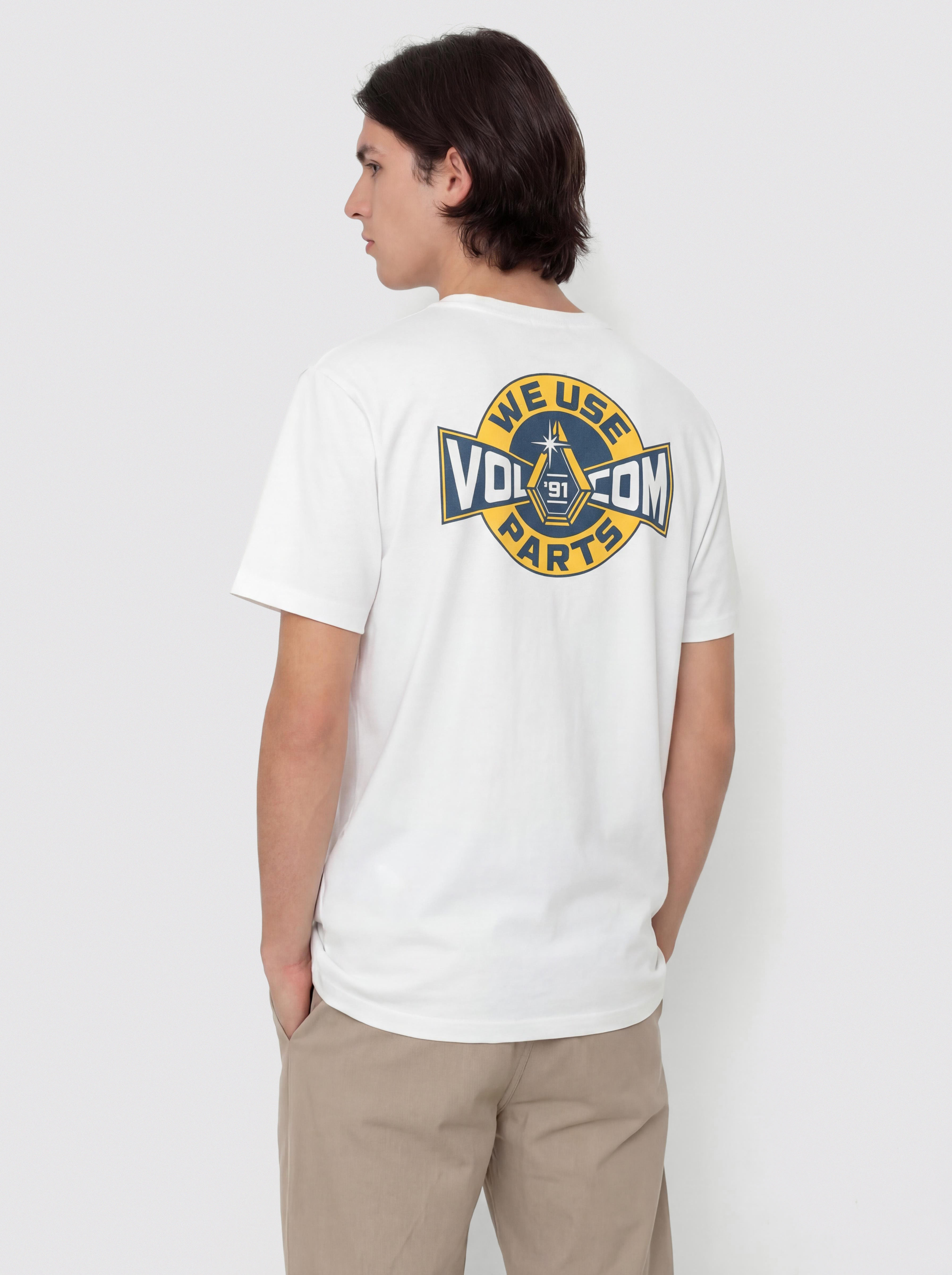 Póló Volcom Parted Out Pocket (white)