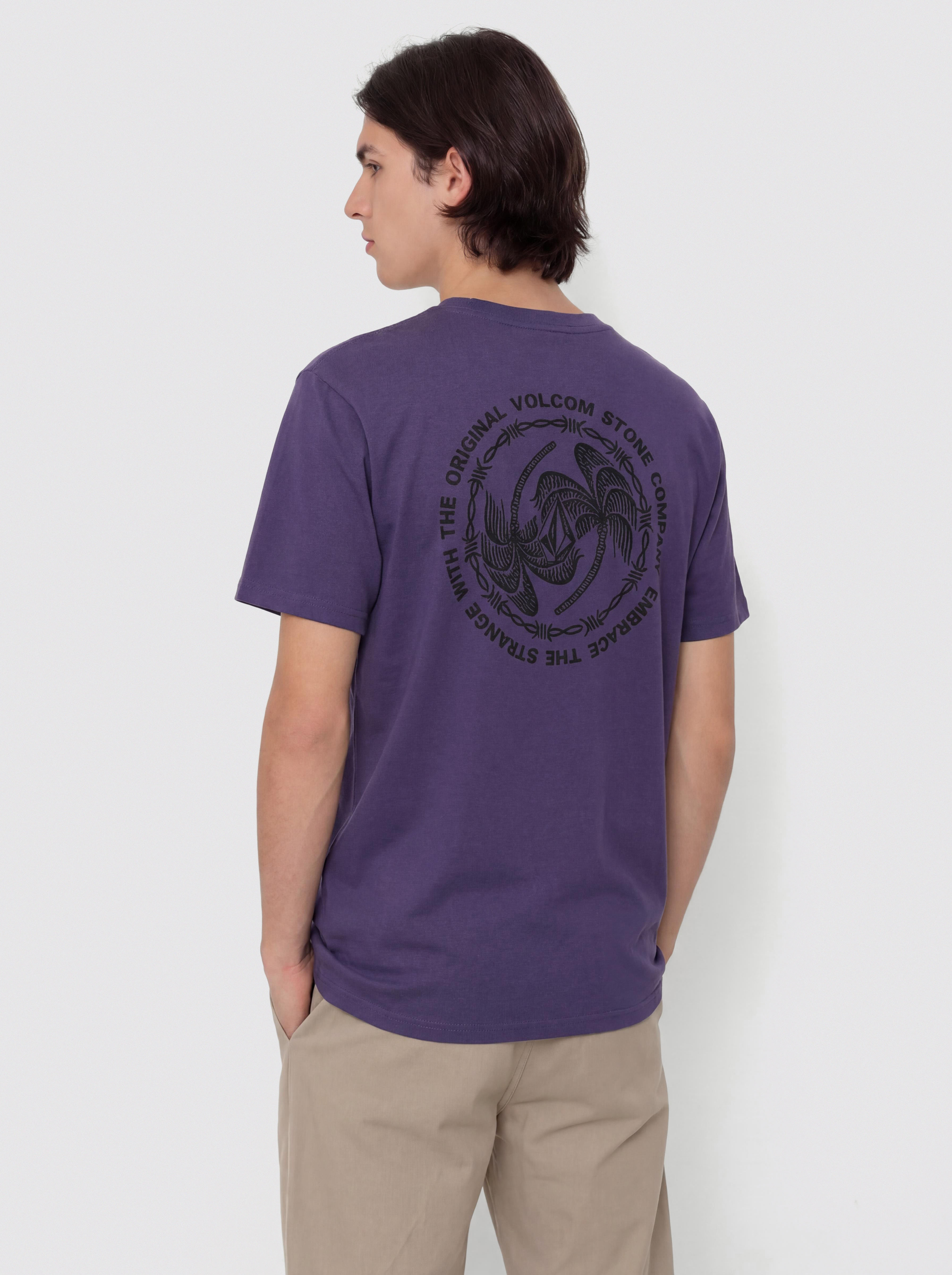 Volcom Circlepalm Pw Póló (dark purple)
