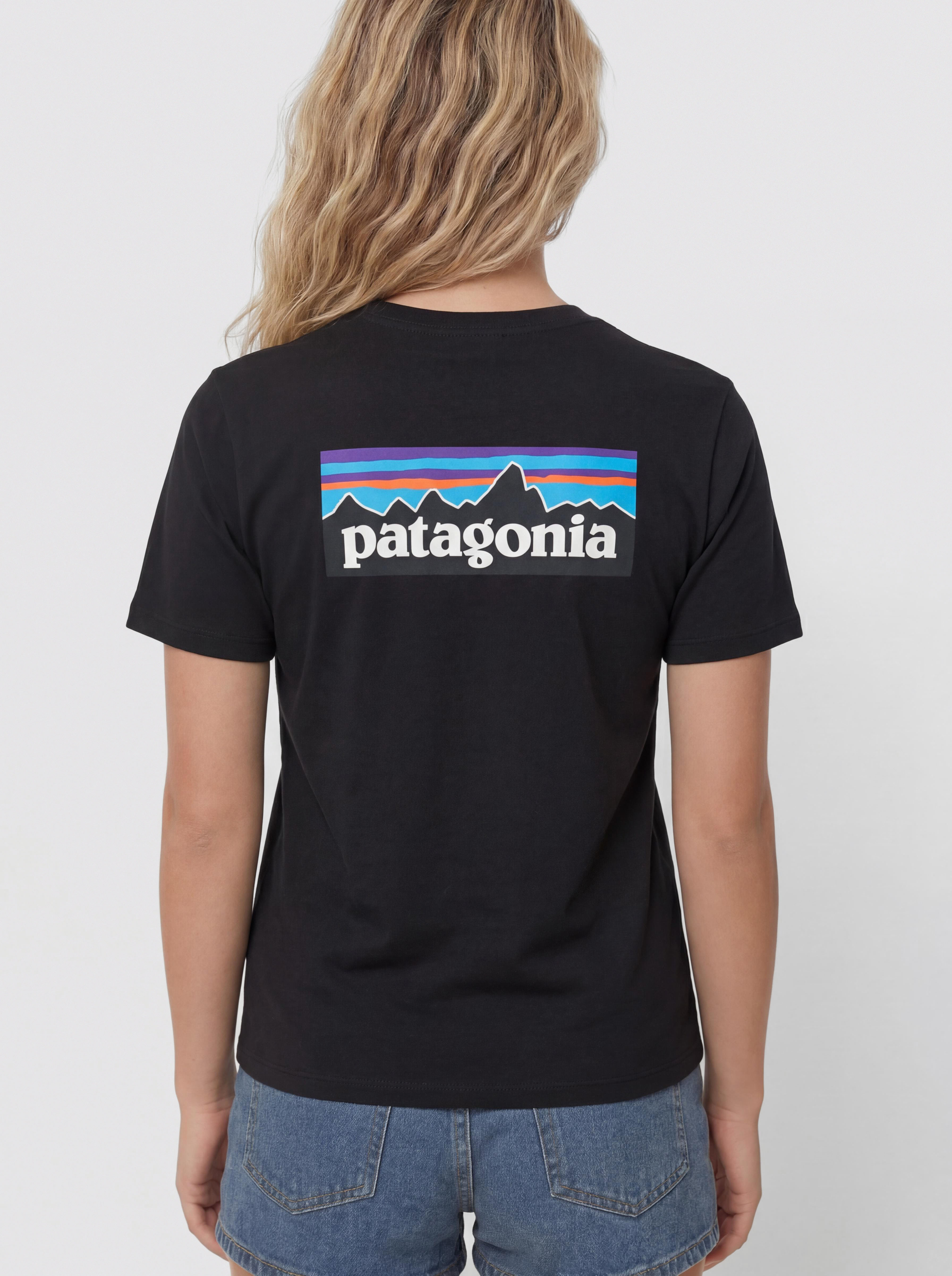 Póló Patagonia P 6 Logo Responsibili Wmn (black)
