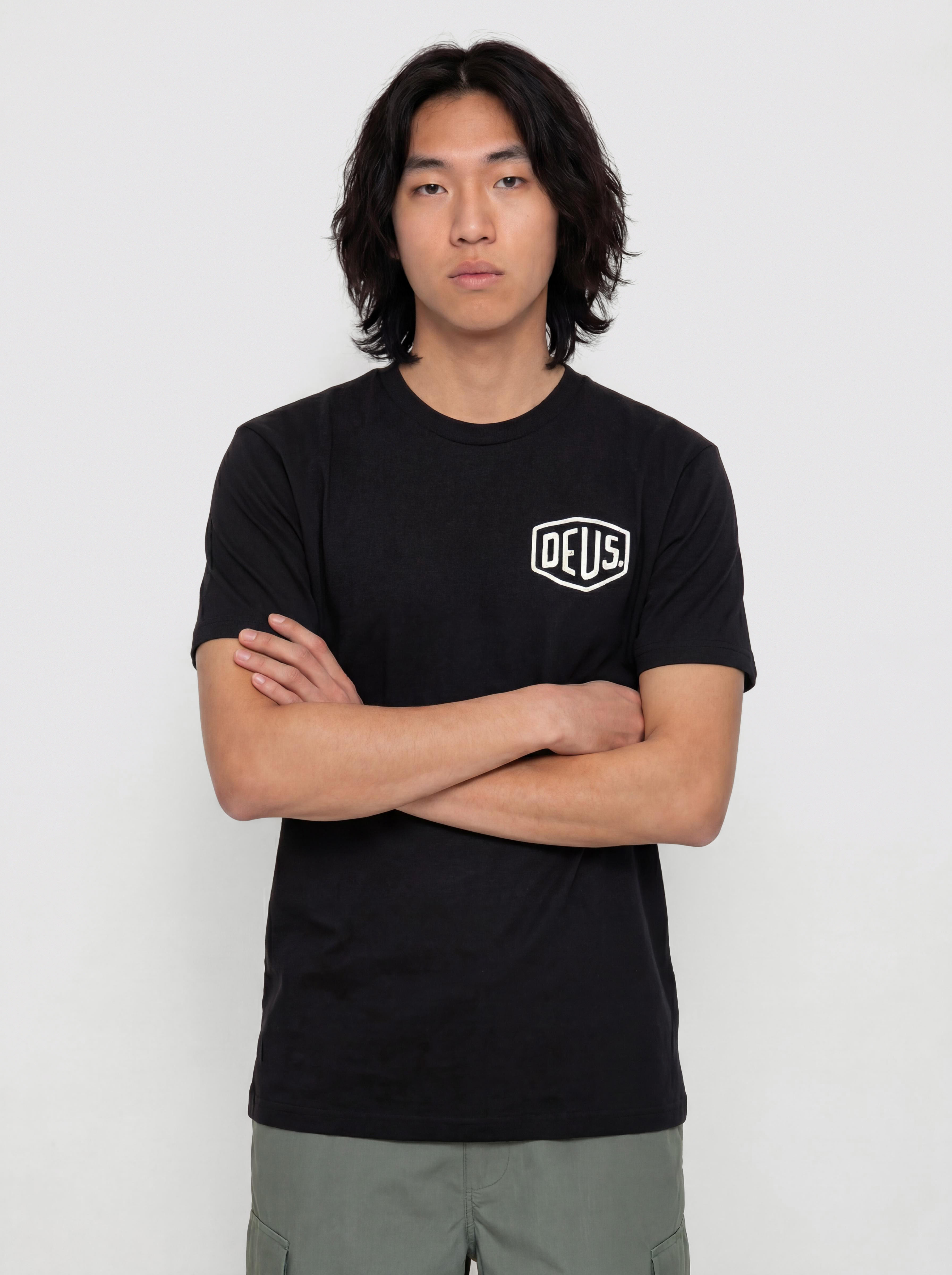 Póló Deus Ex Machina Milano Address (black)