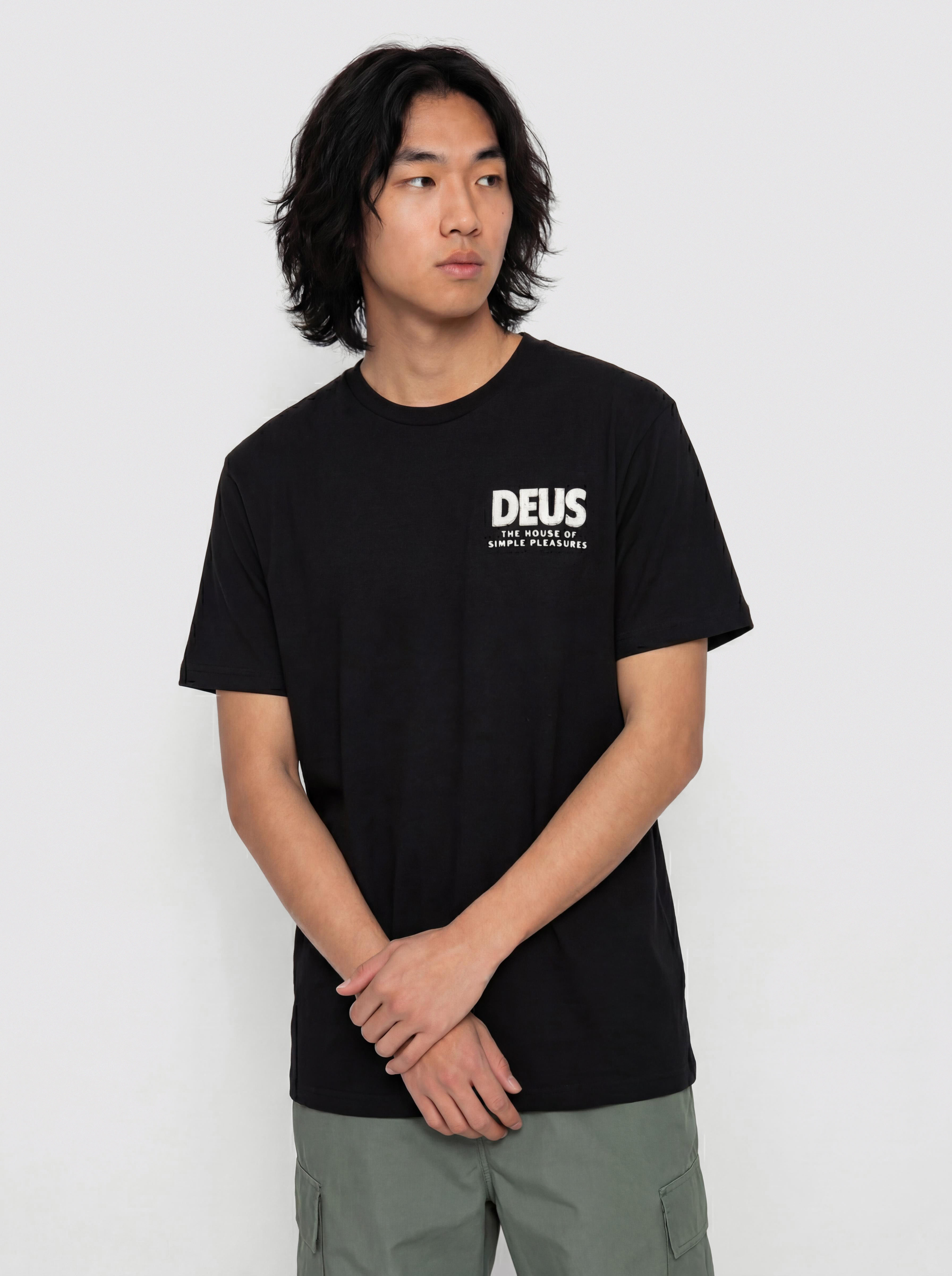 Póló Deus Ex Machina Chromium (black)