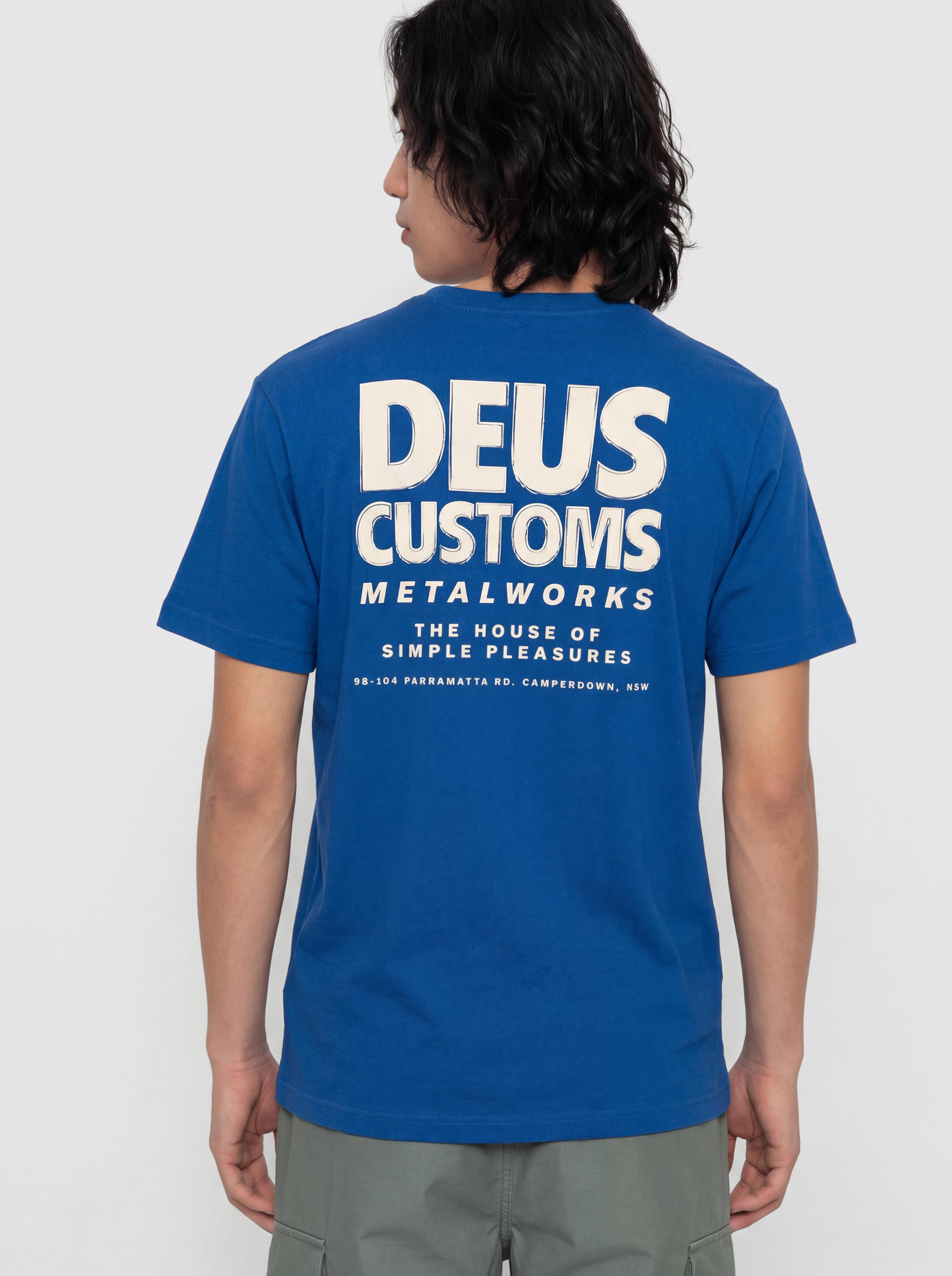 Póló Deus Ex Machina Chromium (classic blue)