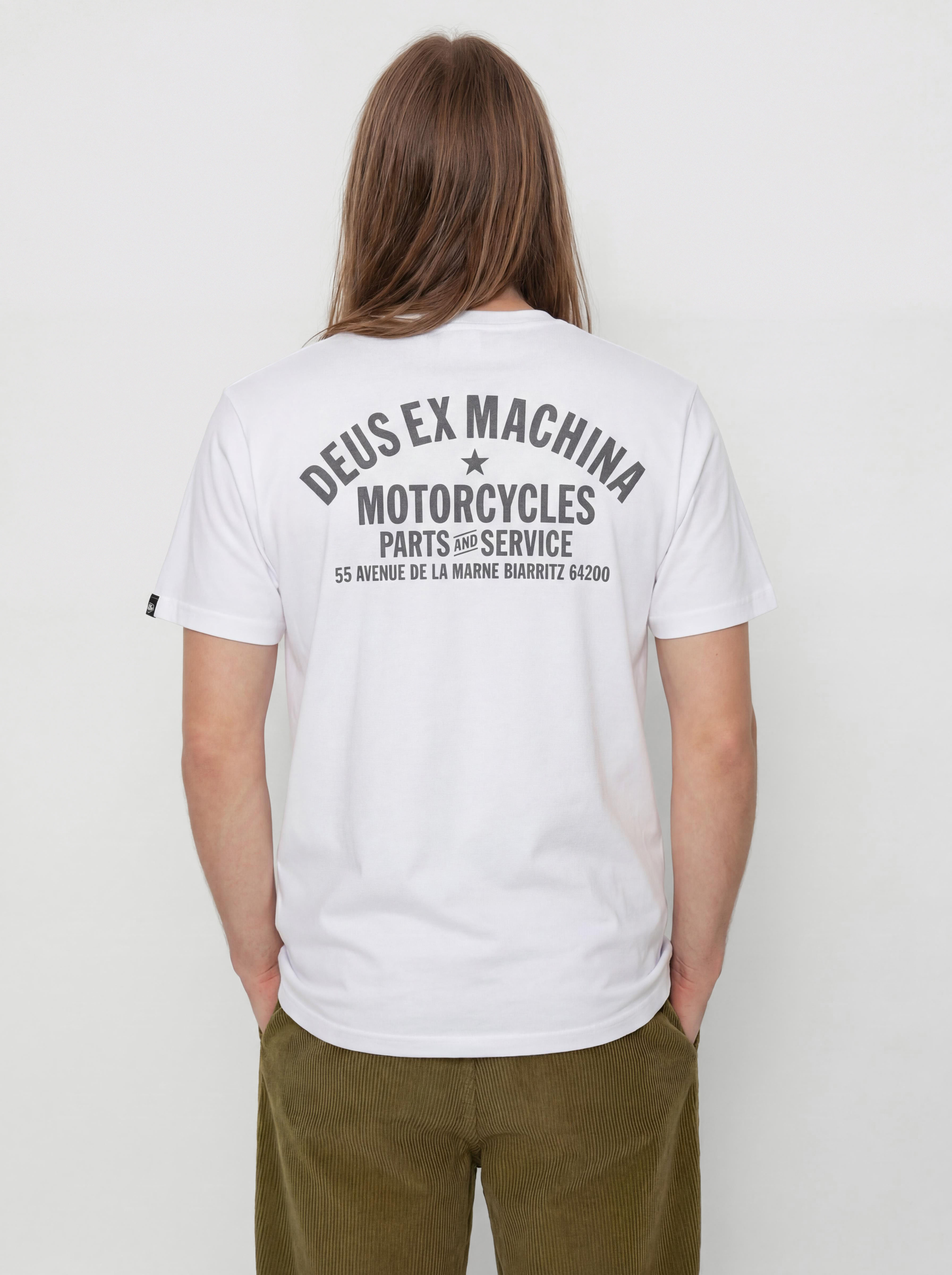 Deus Ex Machina Biarritz Address Póló (white)