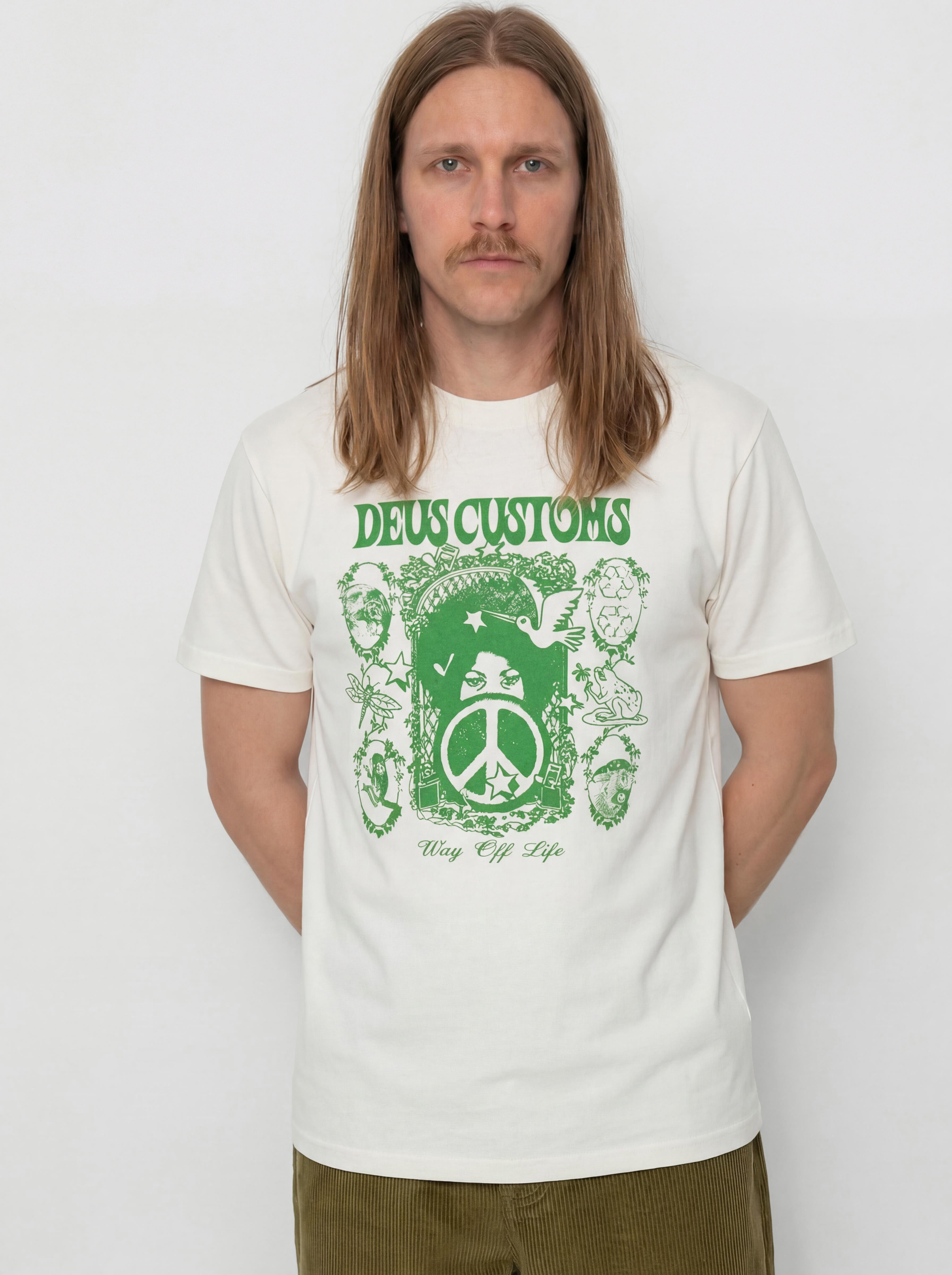 Deus Ex Machina Mother Earth Póló (vintage white)