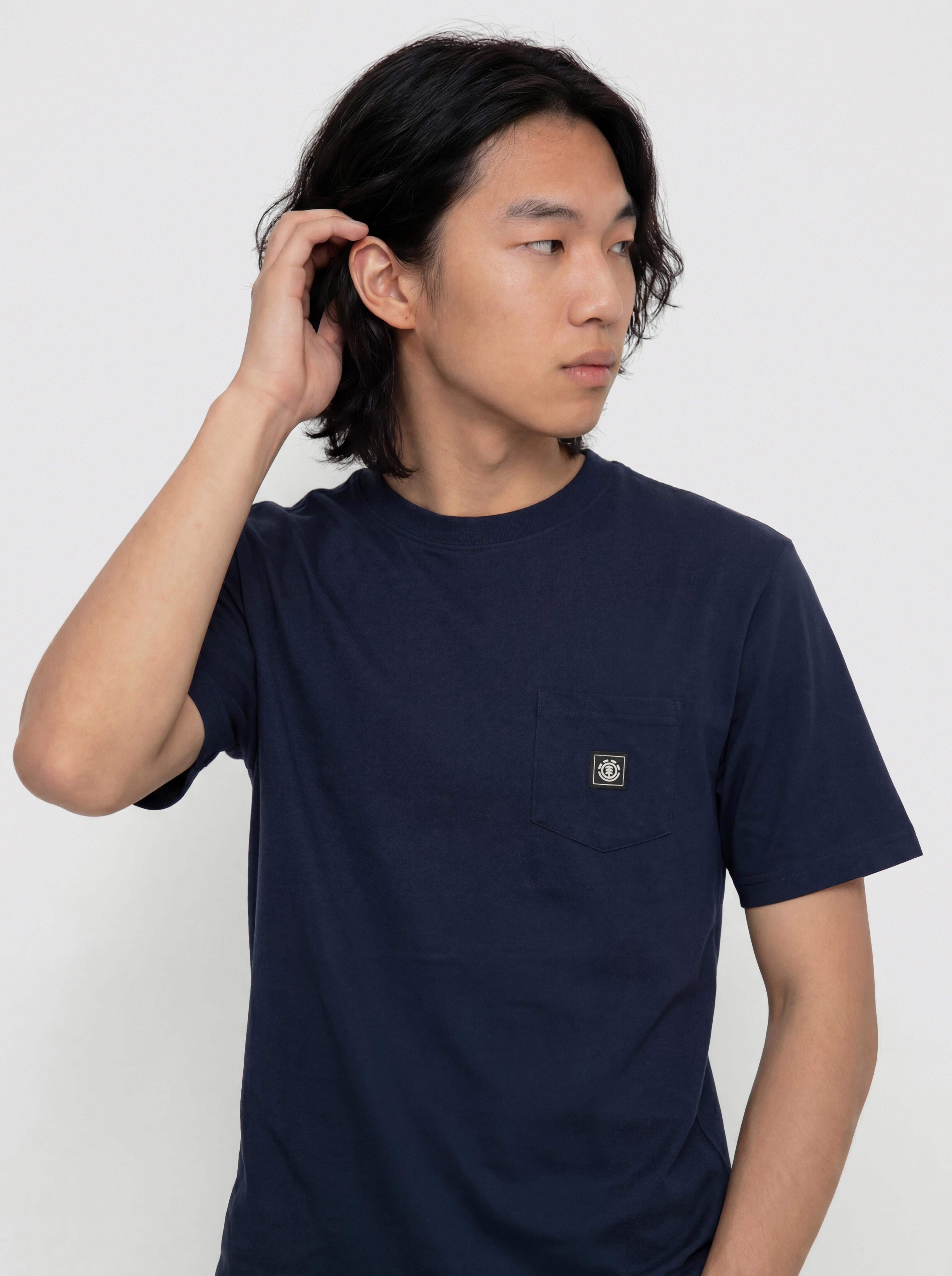 Element Icon Label Pocket Póló (eclipse navy)