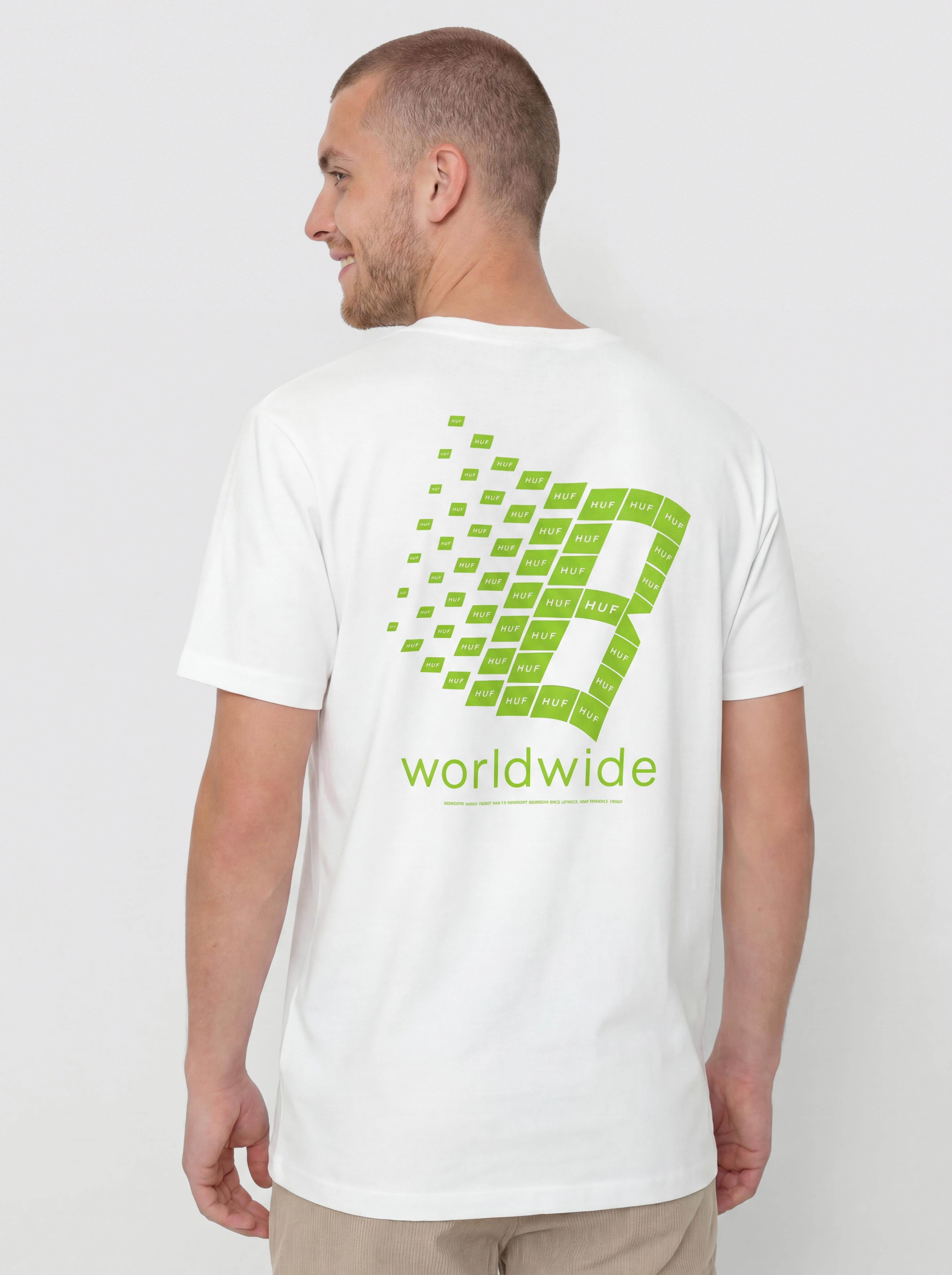 Póló HUF X Bronze Worldwide (white)