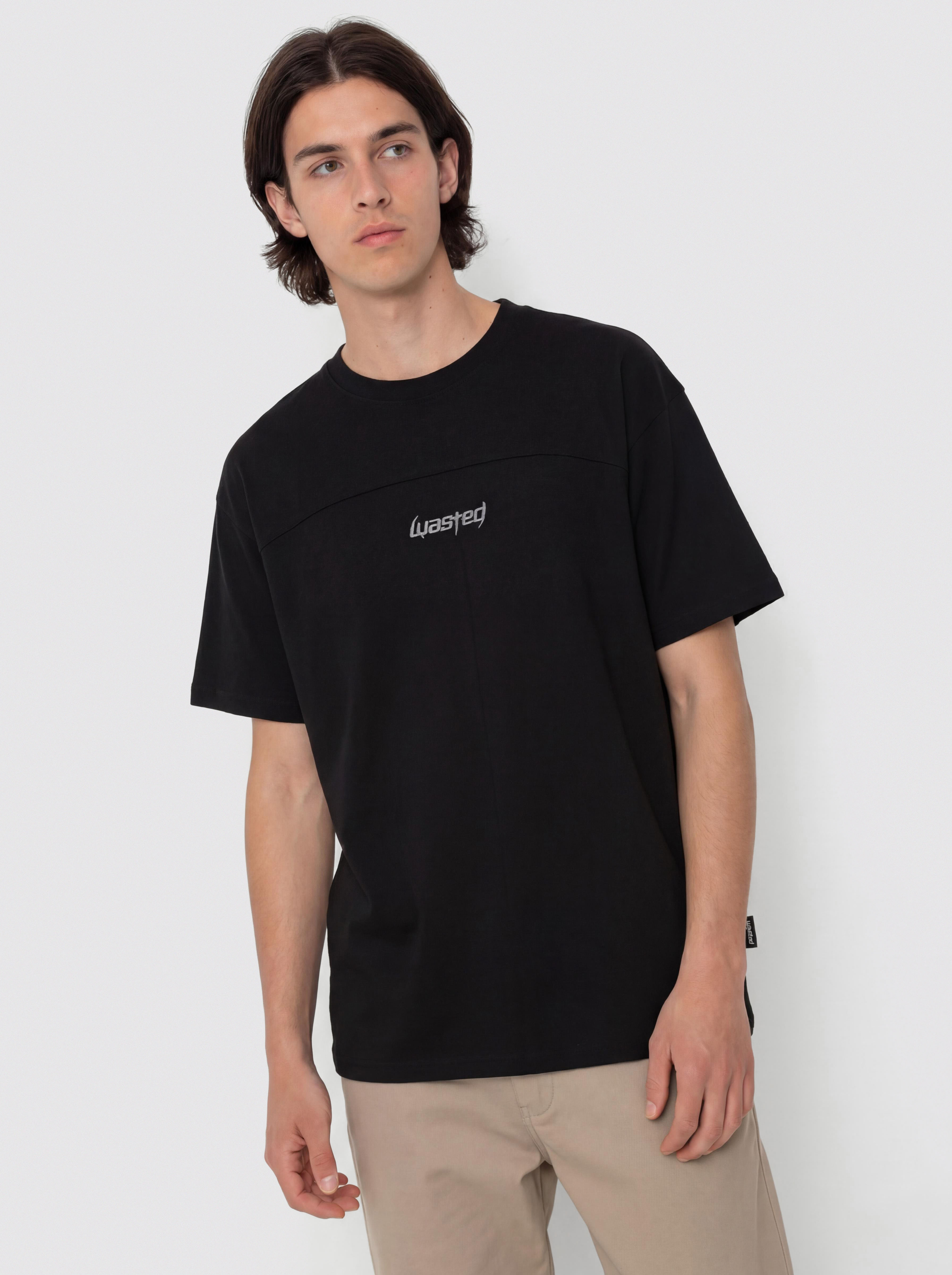 Póló Wasted Paris Switchblade Boxy (black)