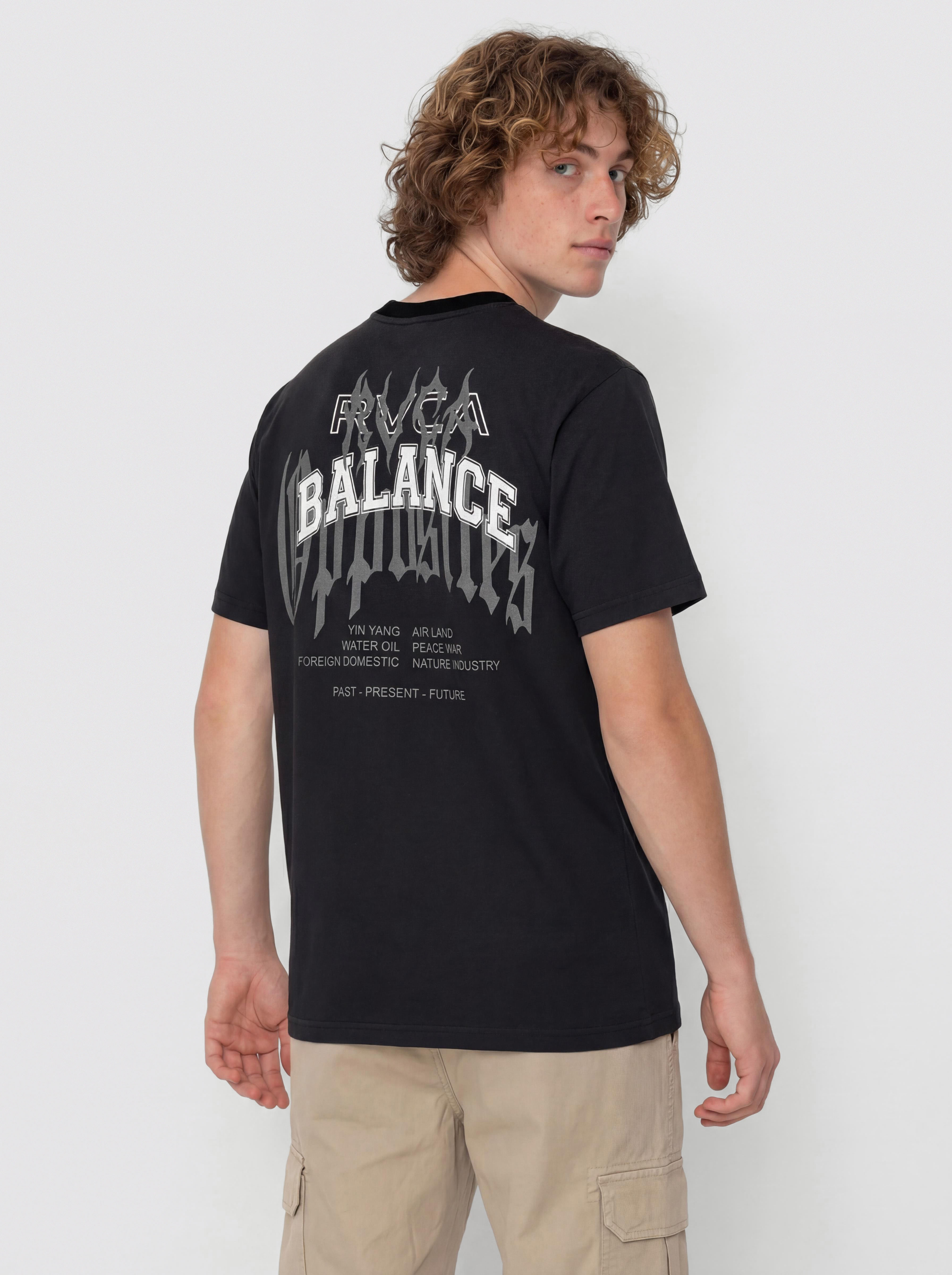 Póló RVCA Metalurgy (black)