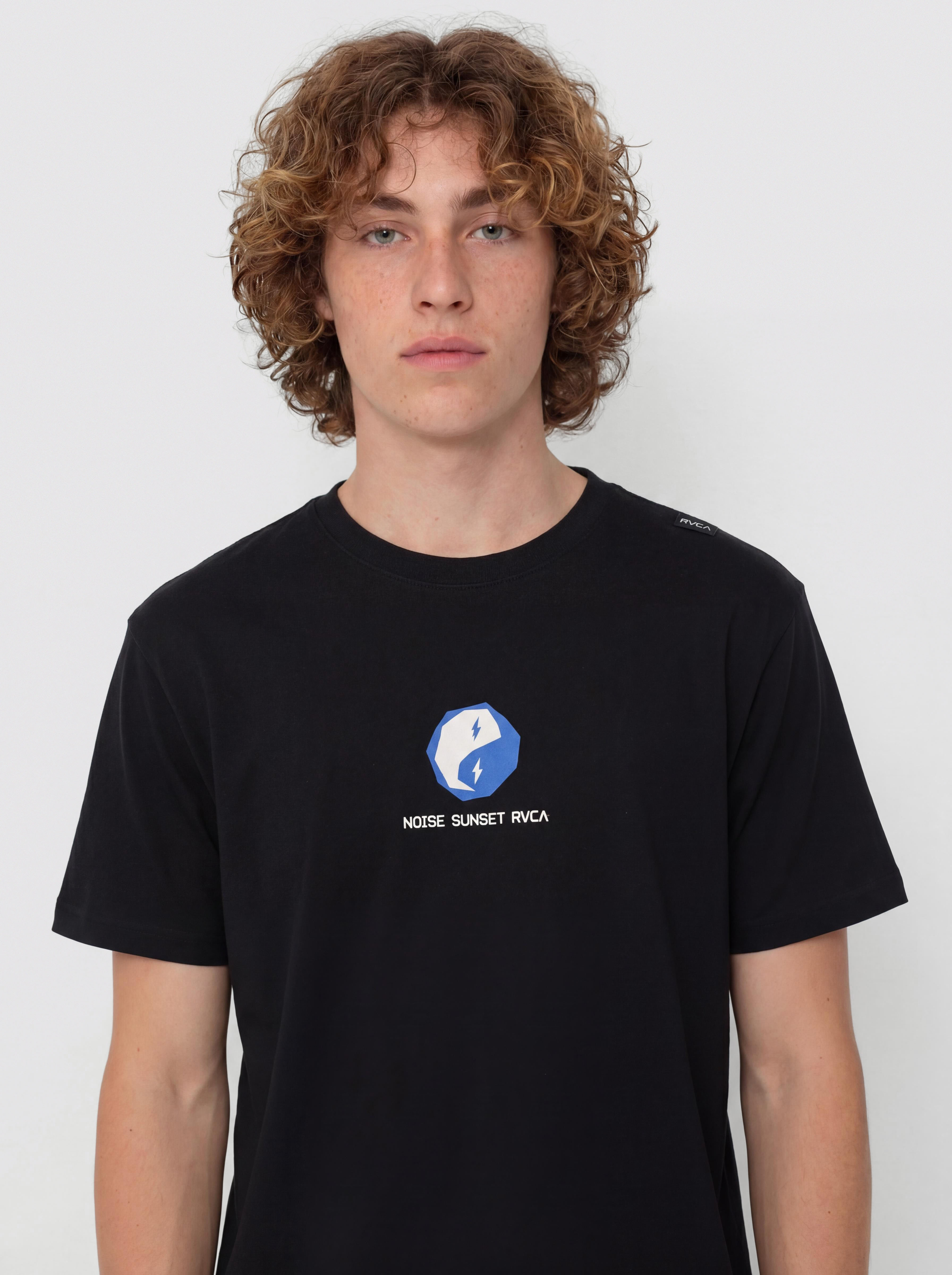 RVCA Noise Sunset Póló (rvca black)