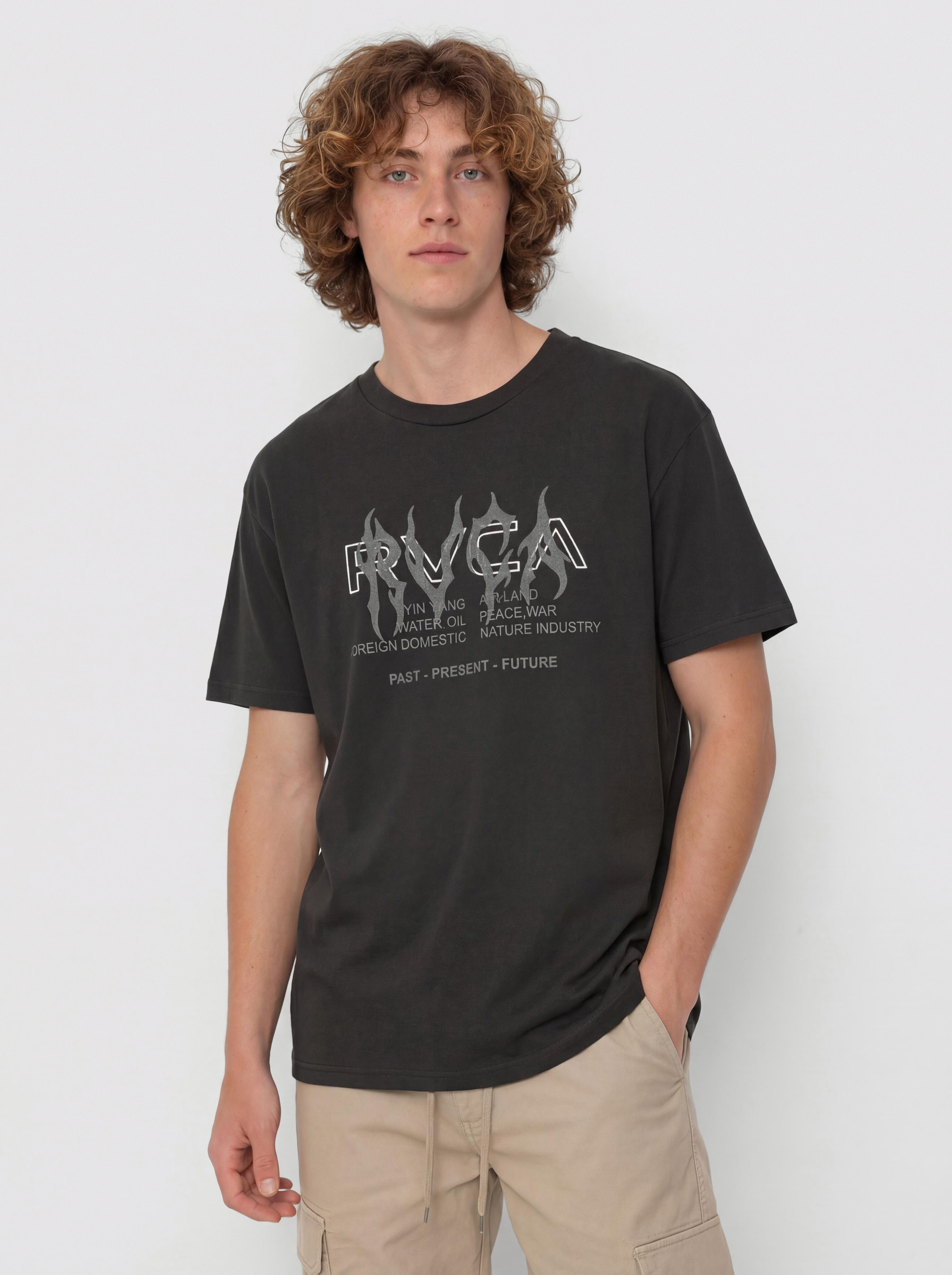 Póló RVCA Metalurgy (black)