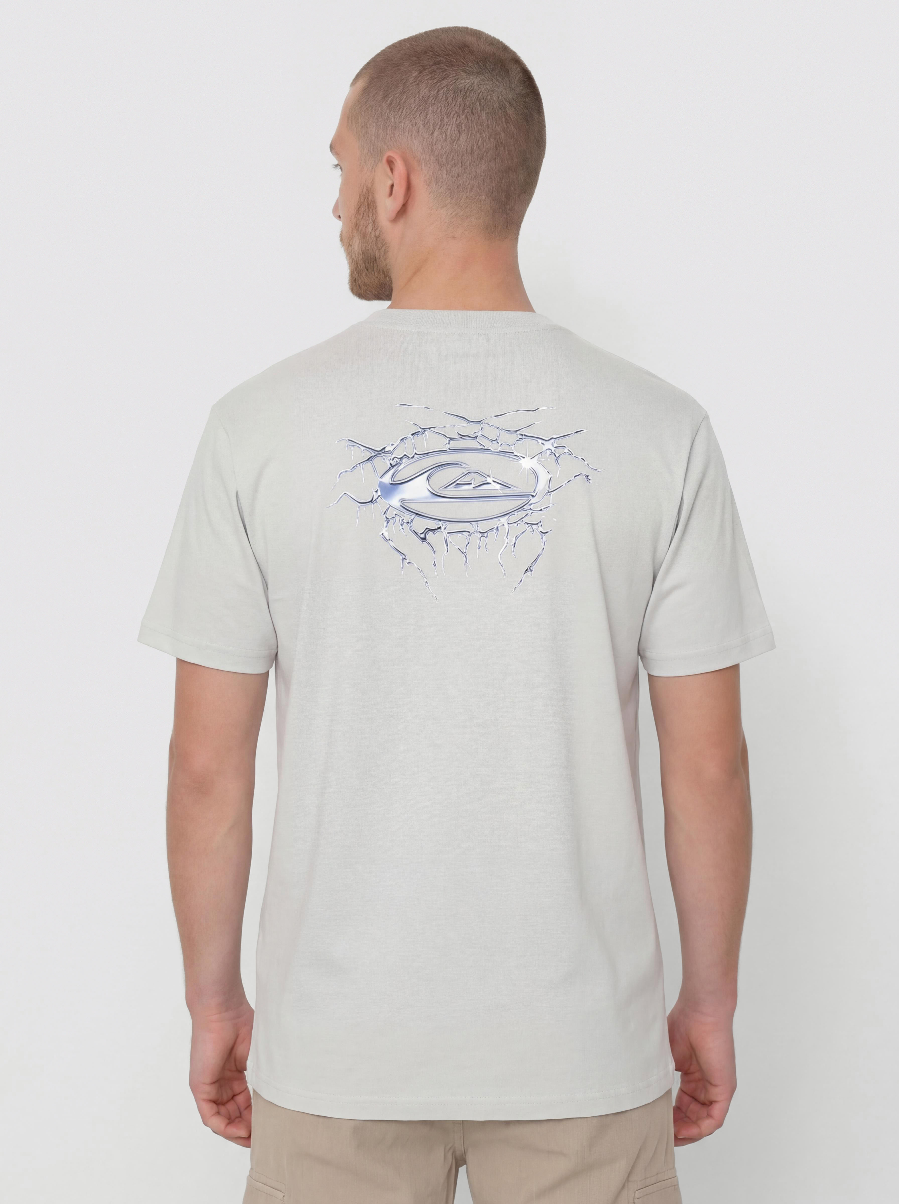 Quiksilver Mercury Chrome Lightning Póló (lunar rock)