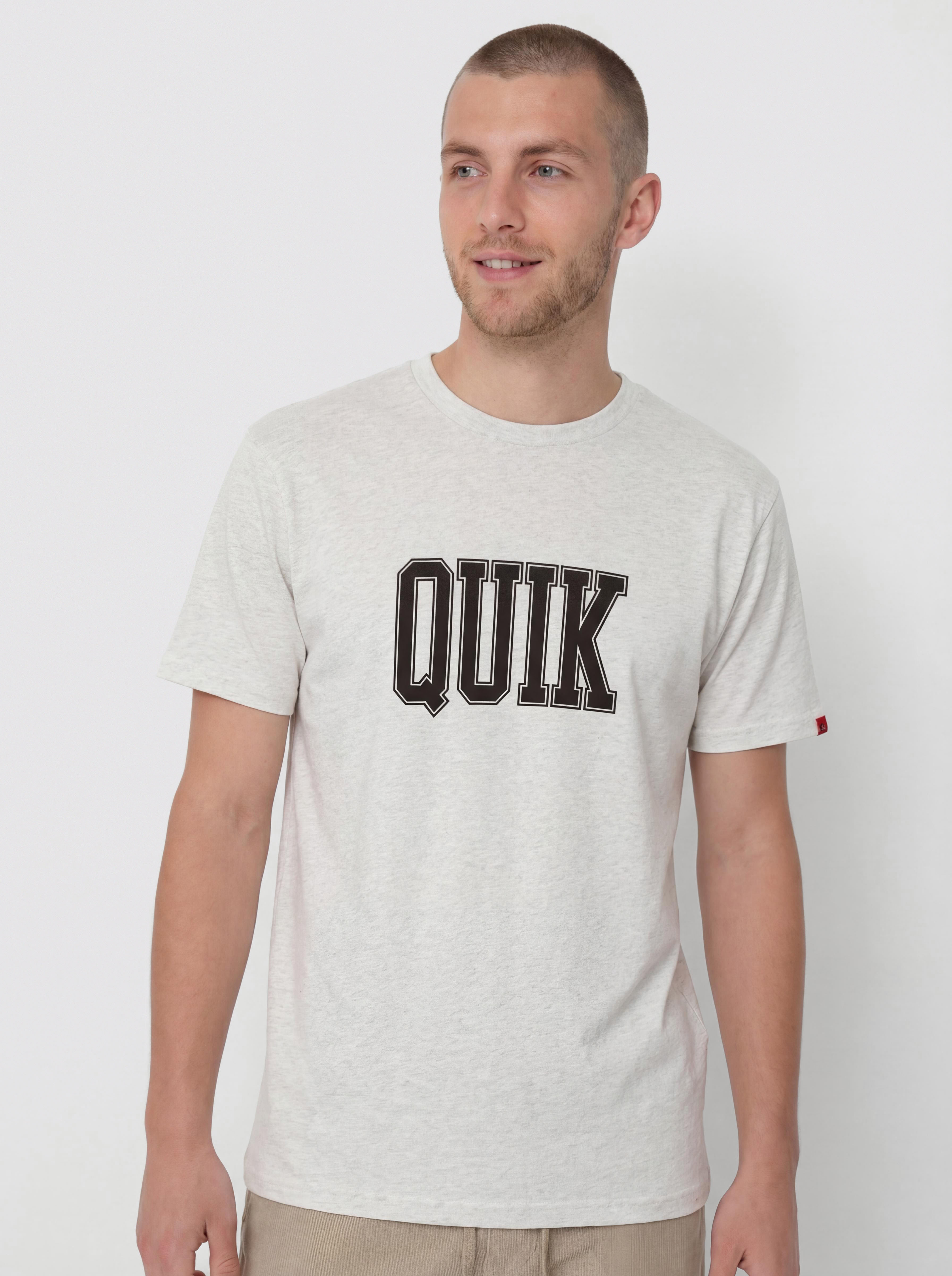 Póló Quiksilver Griff Quik Gfn (snow heather)