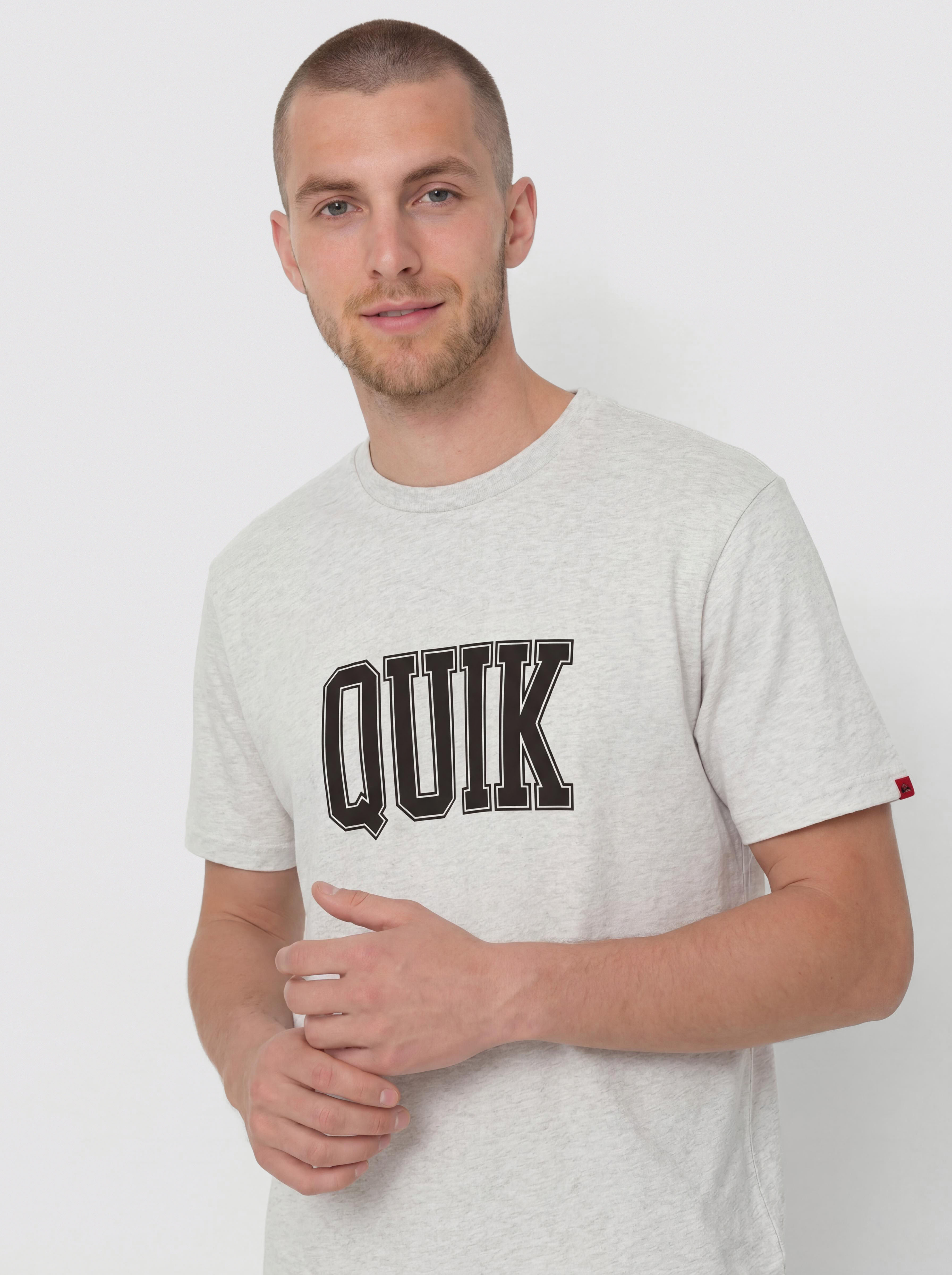 Póló Quiksilver Griff Quik Gfn (snow heather)