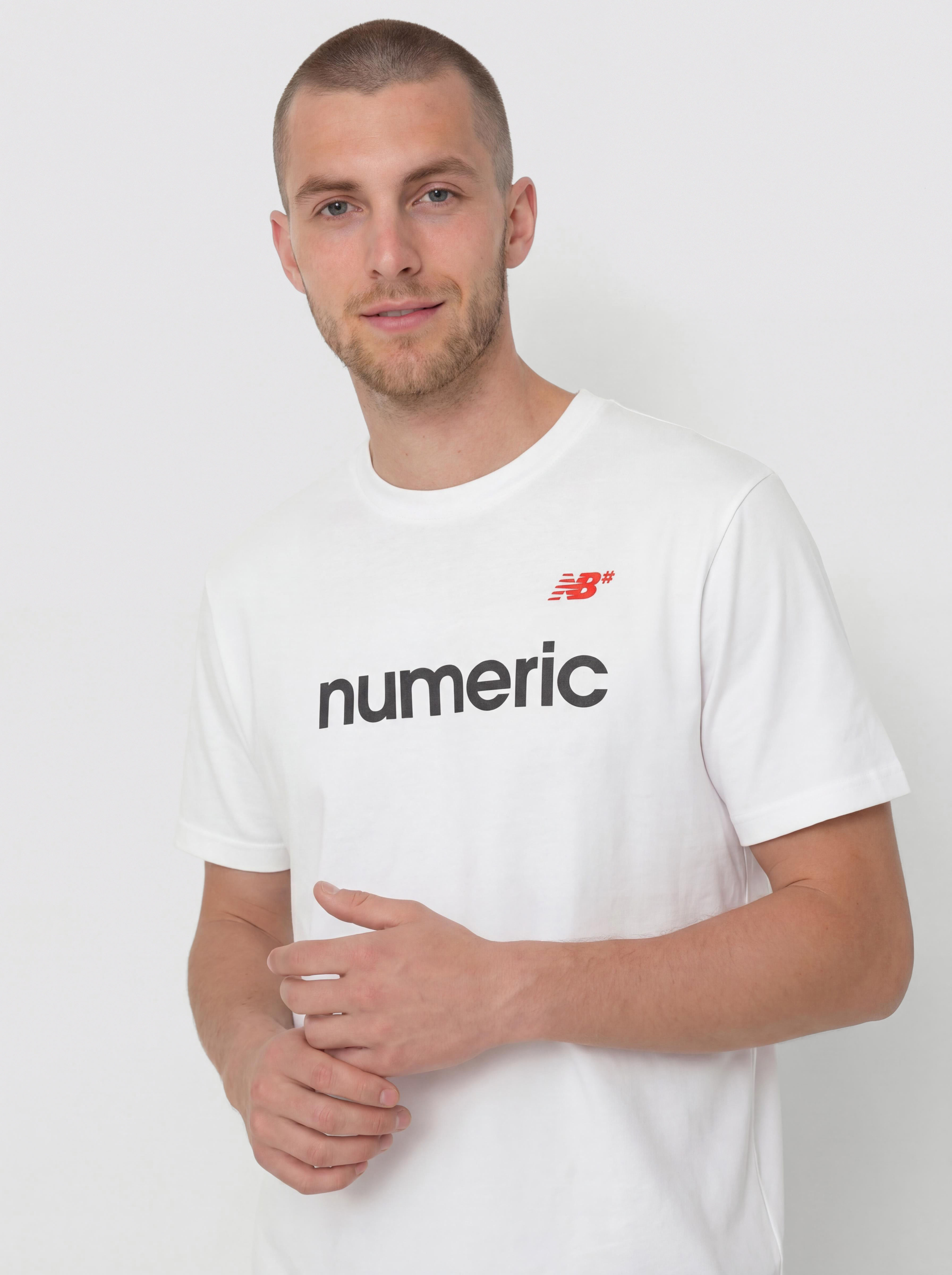New Balance Numeric Linear Logo Póló (white)
